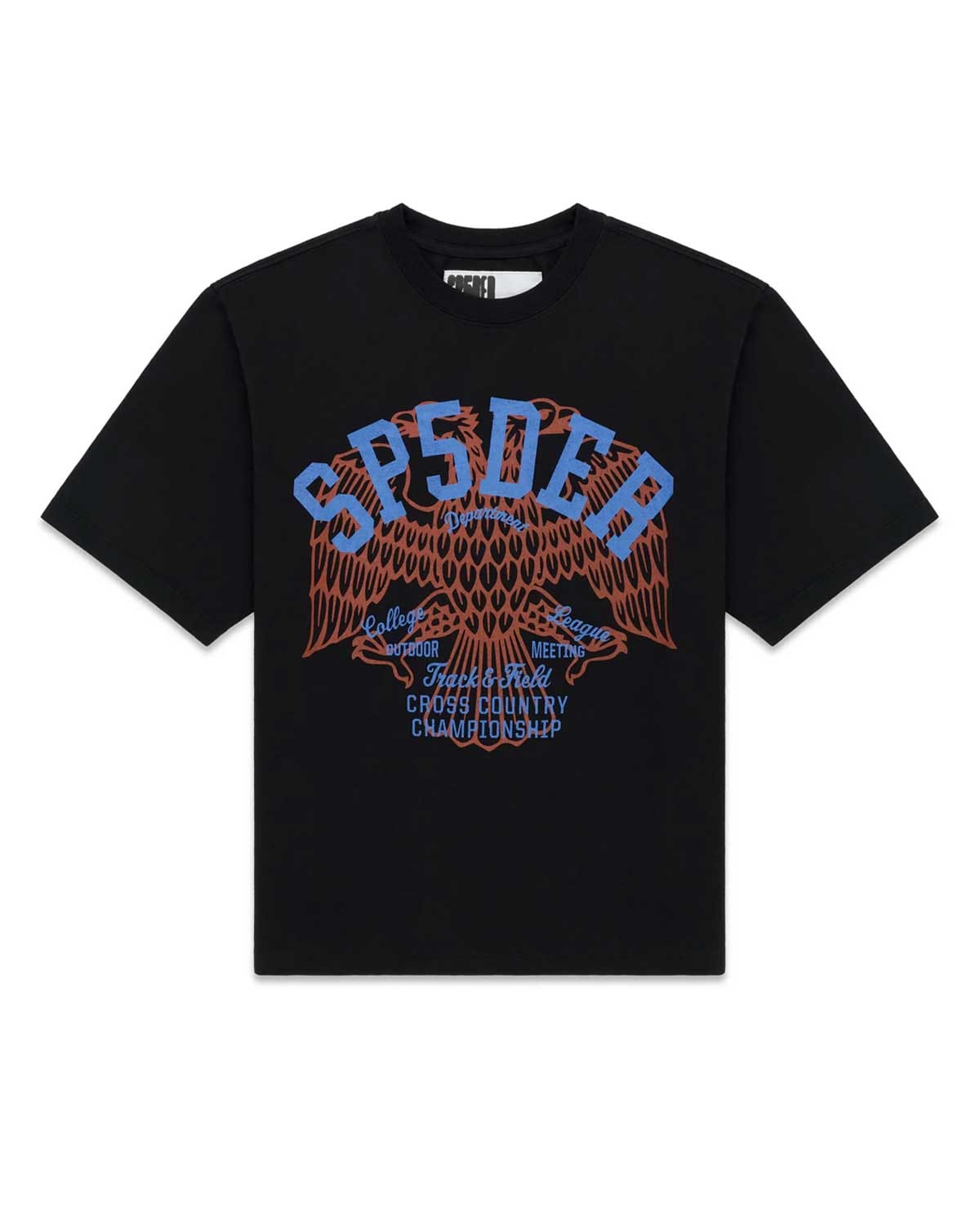 Sp5der Worldwide Sp5der Champions League Slub Tee Black/Blue