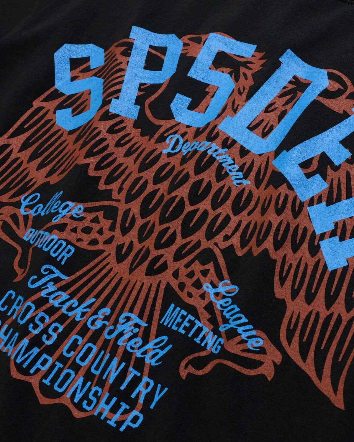 Sp5der Worldwide Sp5der Champions League Slub Tee Black/Blue