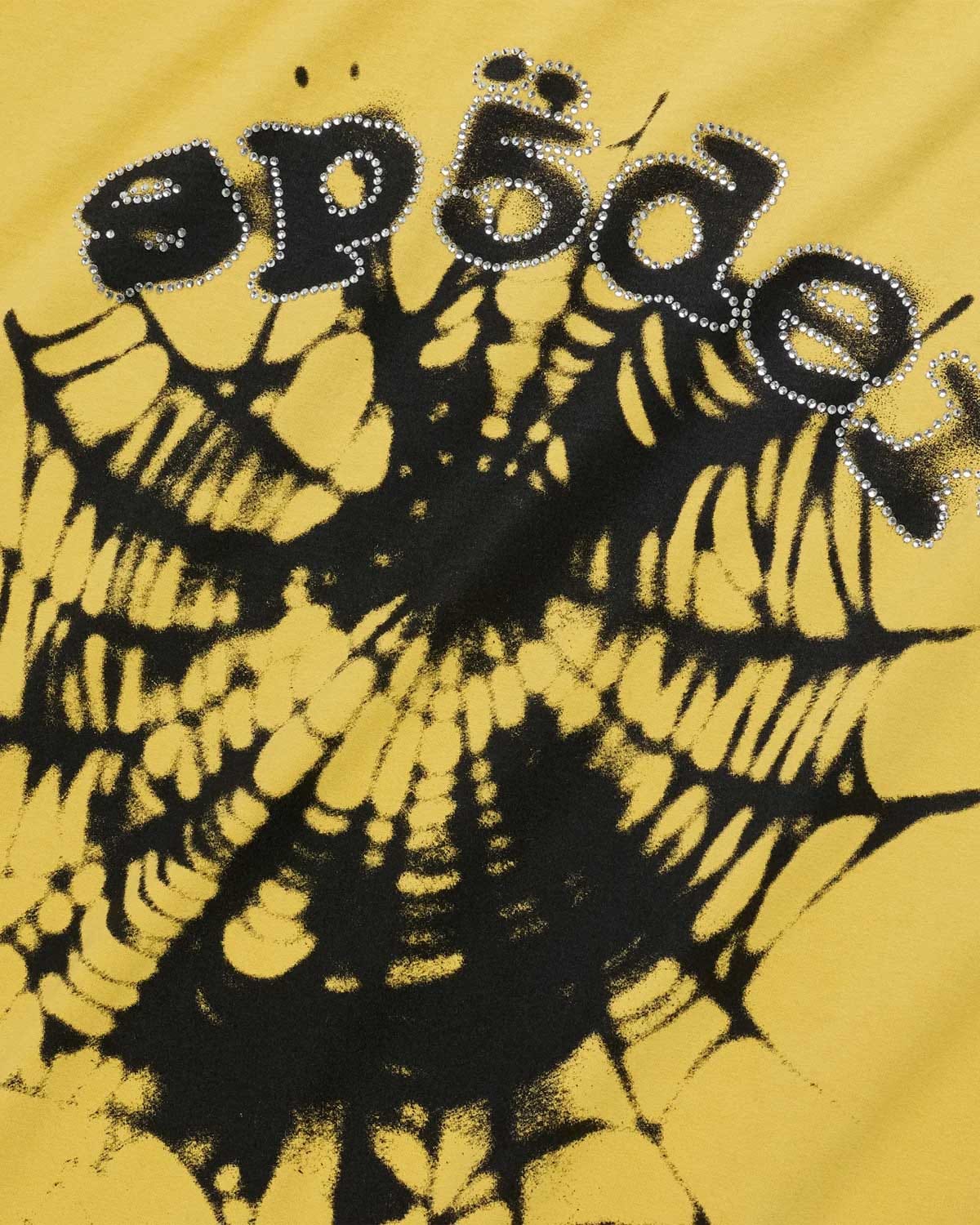 Sp5der Worldwide Sp5der Scattered OG Web v2 Tee Yellow