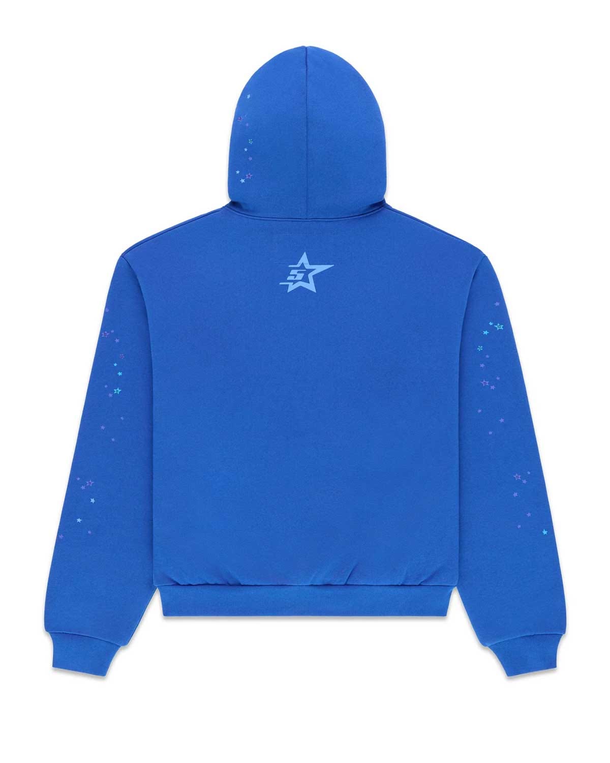 Sp5der Worldwide Sp5der Rhinestone Punk V2 Hoodie Blue