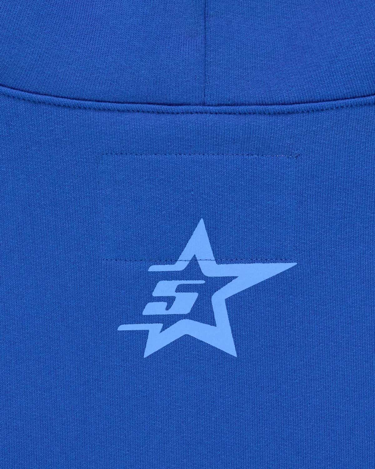 Sp5der Worldwide Sp5der Rhinestone Punk V2 Hoodie Blue