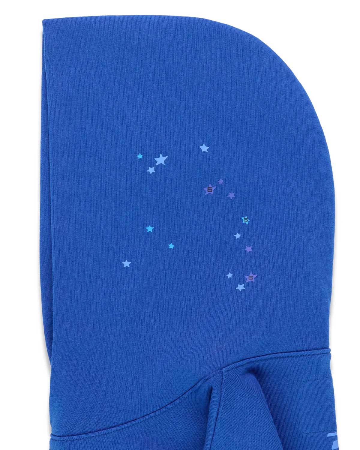 Sp5der Worldwide Sp5der Rhinestone Punk V2 Hoodie Blue