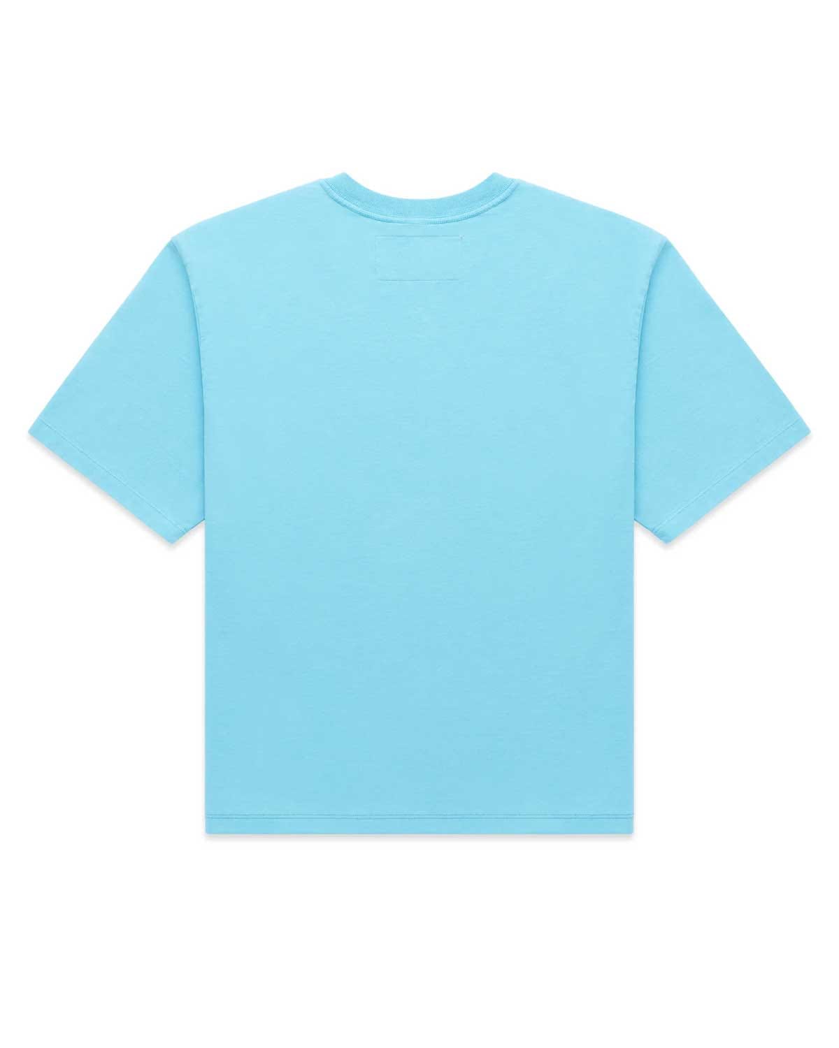 Sp5der Worldwide Sp5der Big 5 Star Rhinestone Tee Light Blue