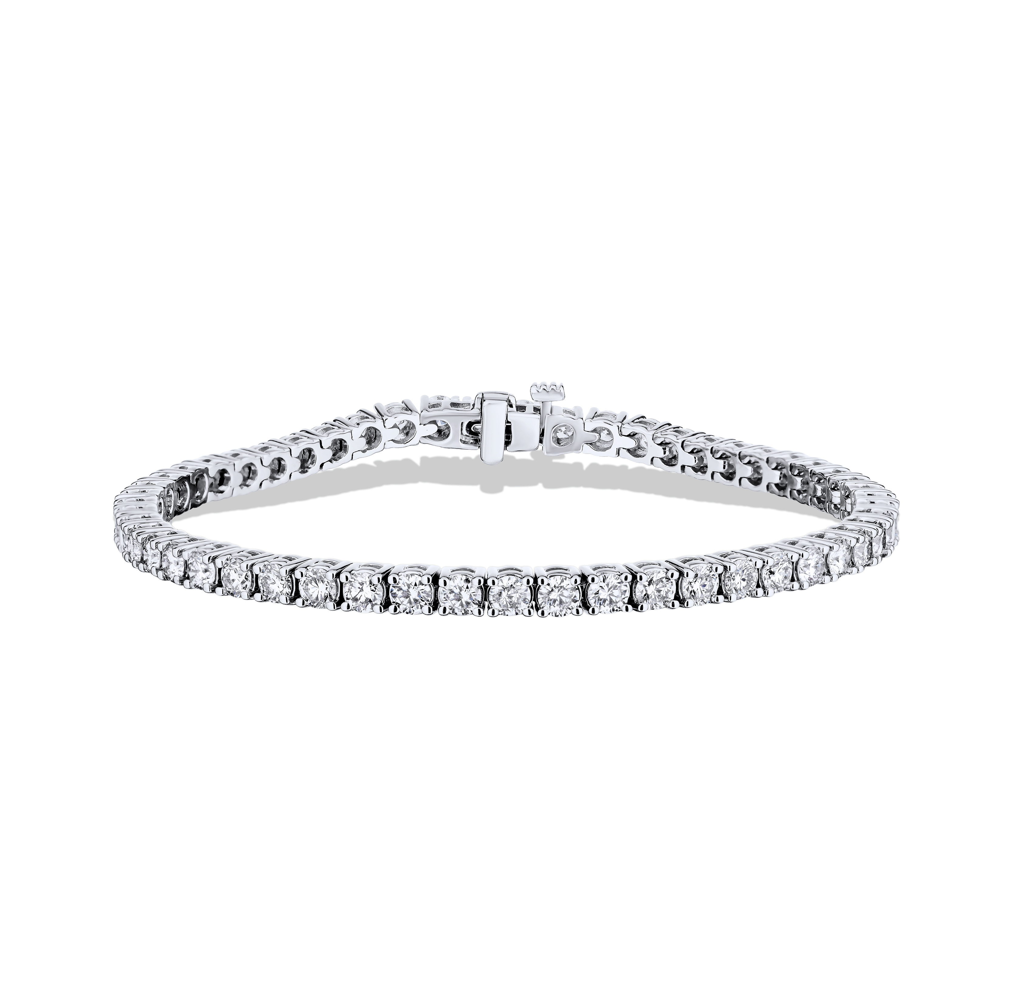 Sabel Collection White Gold Diamond Tennis Bracelet, 7"