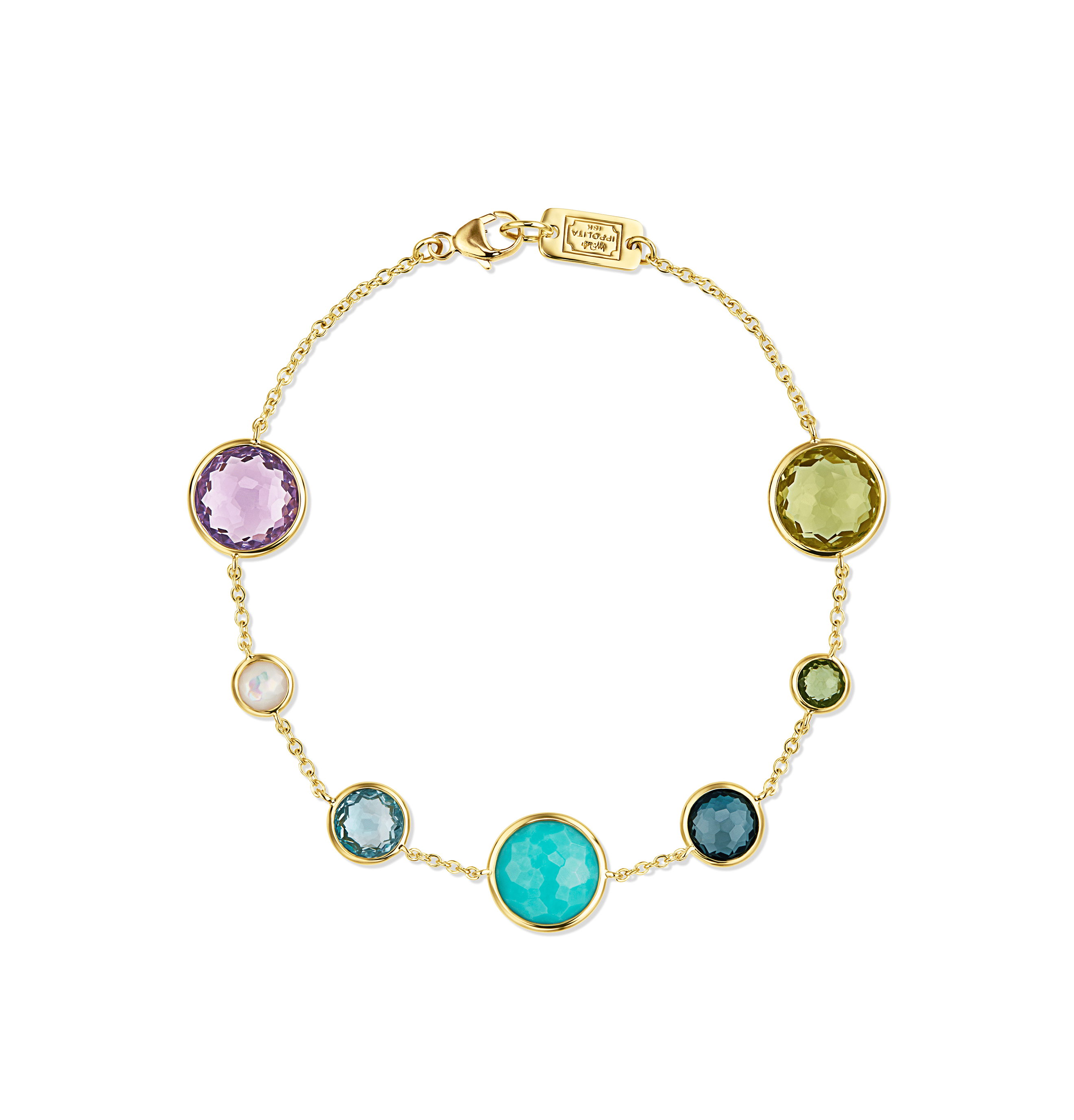 IPPOLITA Lollipop Lollitini 7-Stone Link Bracelet in Multi-Stone