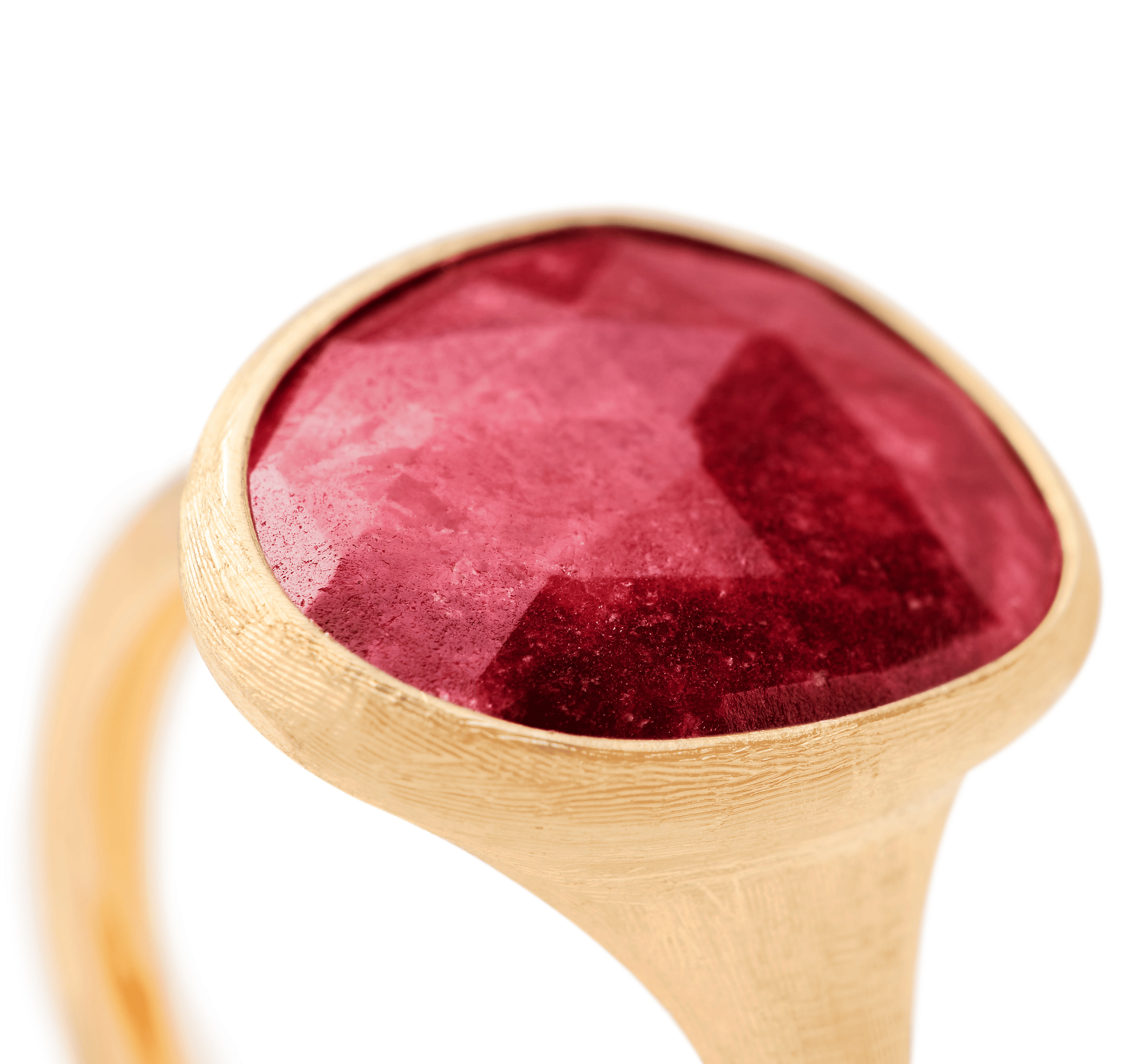 Marco Bicego Lunaria Yellow Gold Thulite Ring