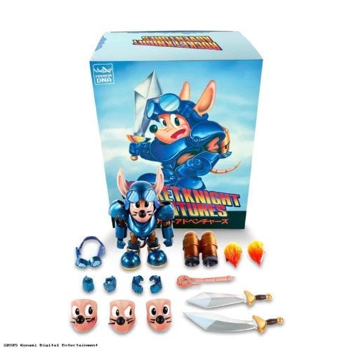 Premium DNA Toys Rocket Knight Adventures - Konami Store Exclusive Sparkster (Battle Damage Variant) 1/12 Scale Signature Collection Action Figure