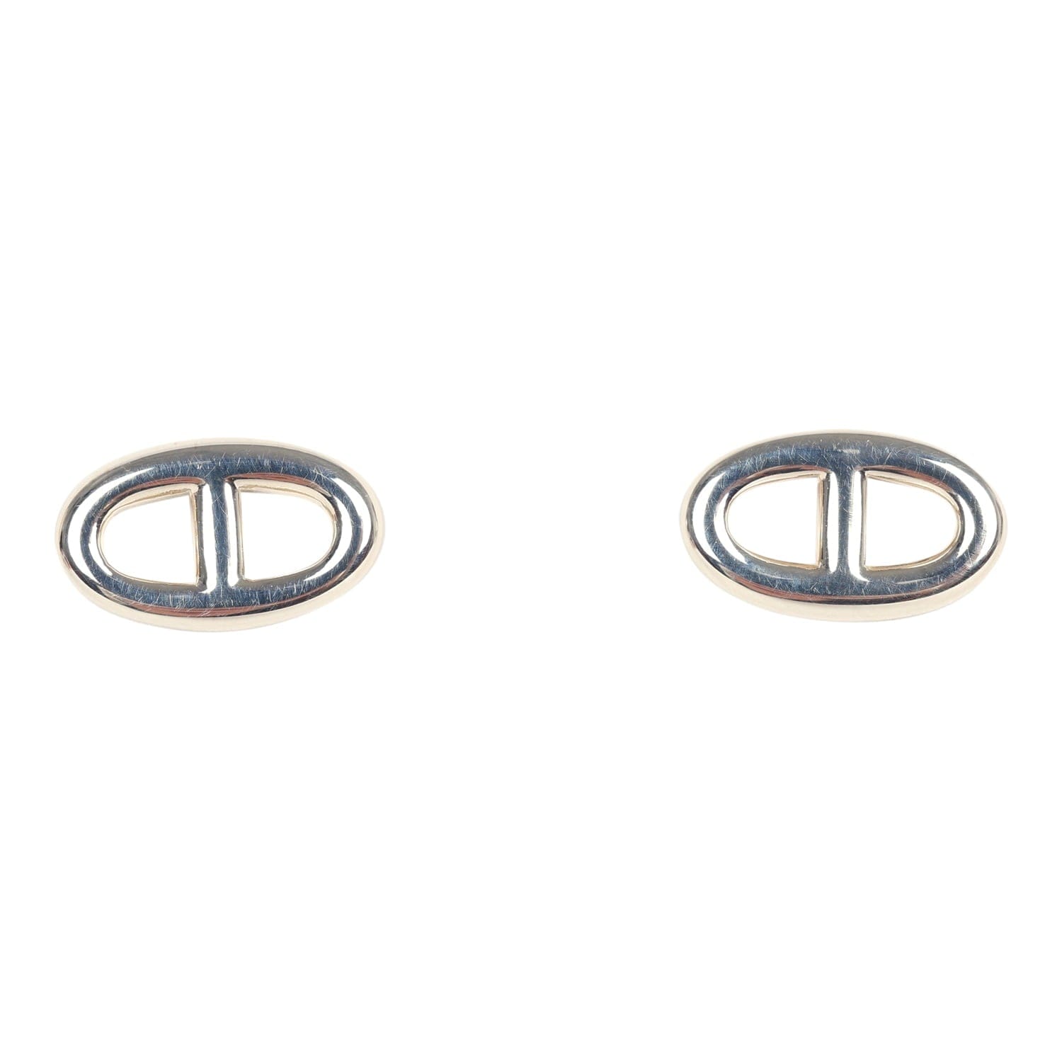 Hermes Farandole Stud Earrings Very Small Sterling Silver