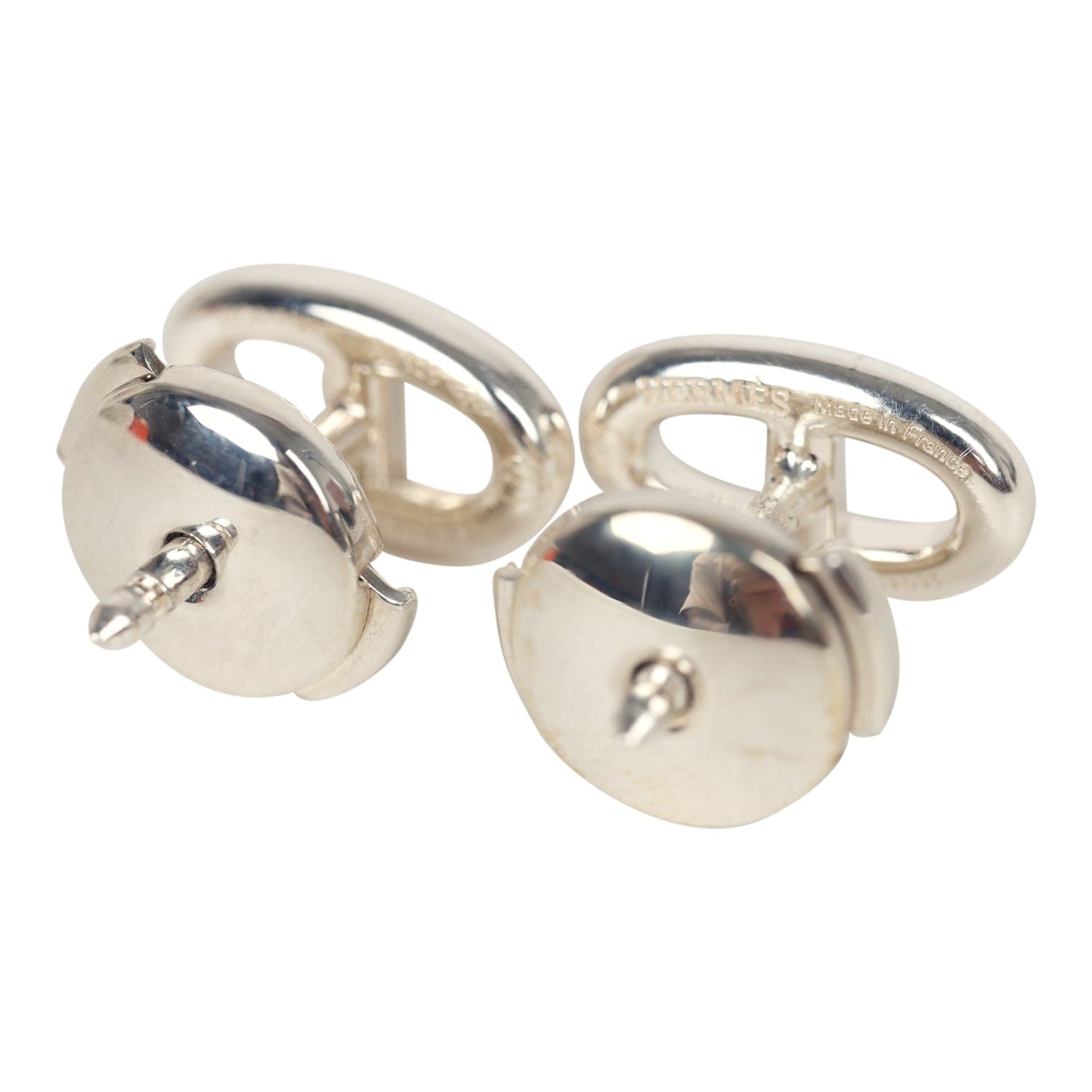 Hermes Farandole Stud Earrings Very Small Sterling Silver