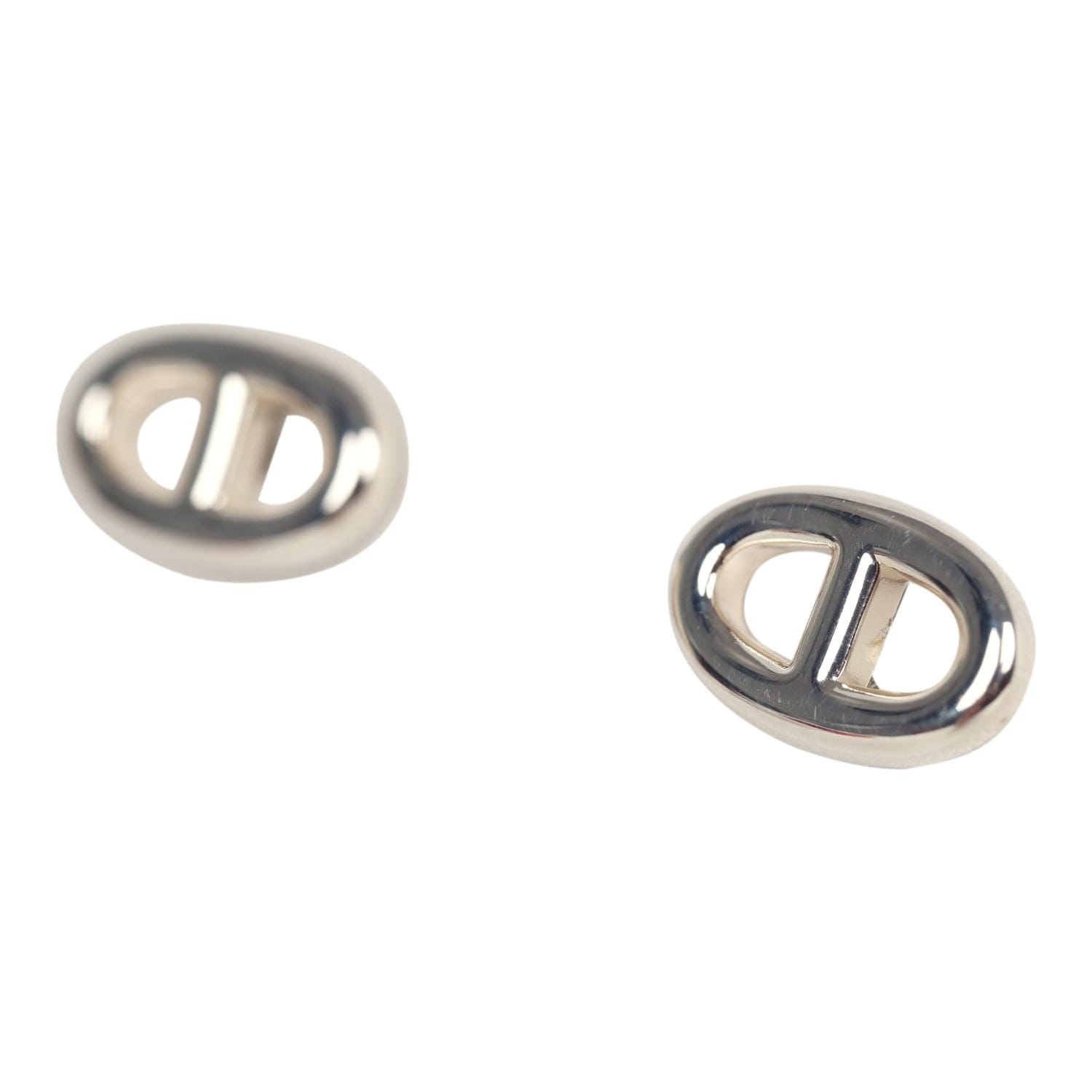 Hermes Farandole Stud Earrings Very Small Sterling Silver