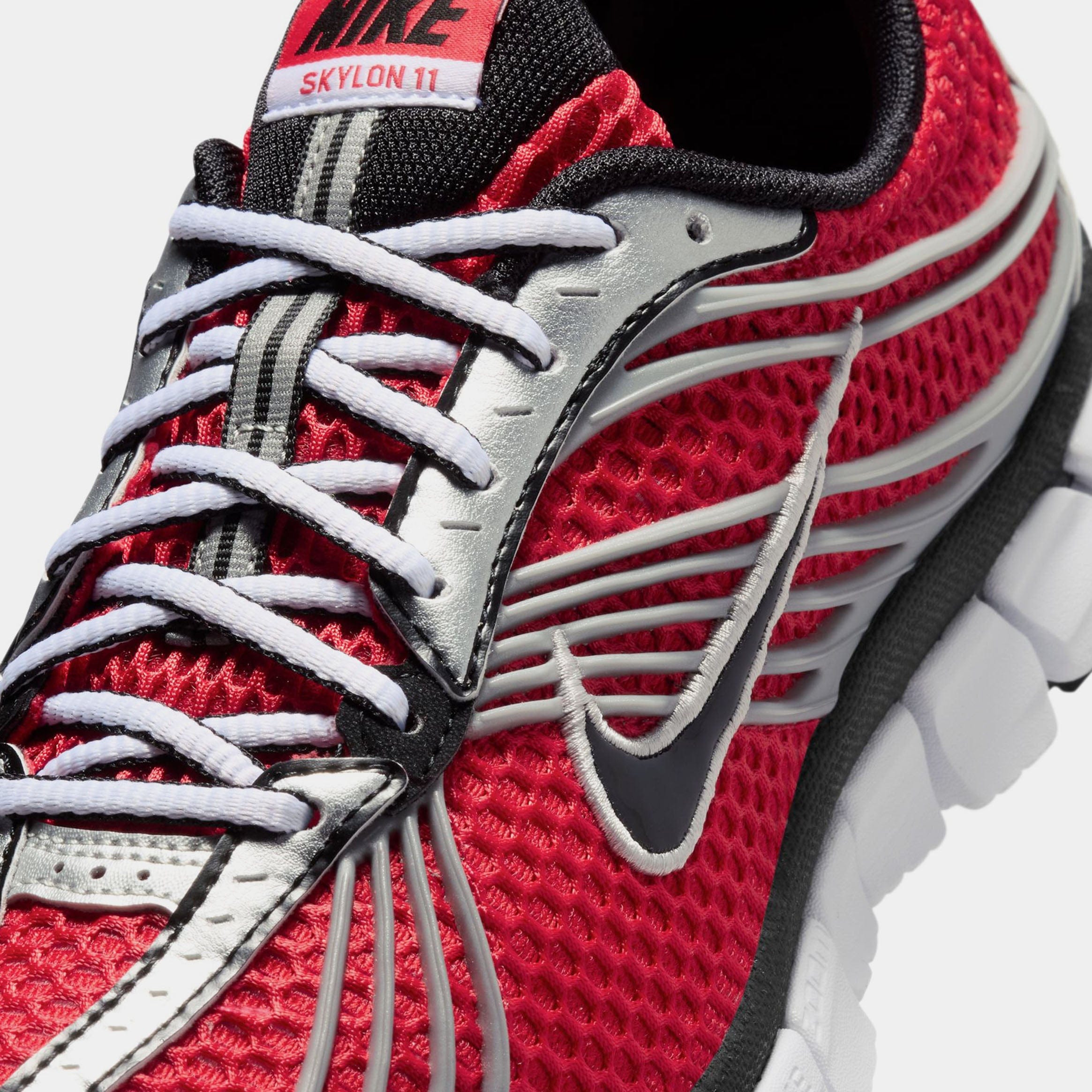 Nike Zoom Skylon 11 Womens Running Shoes (University Red/Black/Metallic Silver)