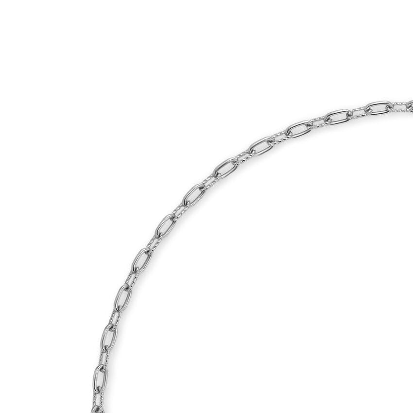 David Yurman DY Madison Toggle Chain Necklace in Sterling Silver, 3mm, 17"