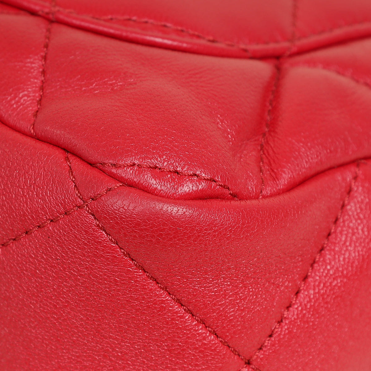 Chanel Red Coco Love Flap SHoulder Bag