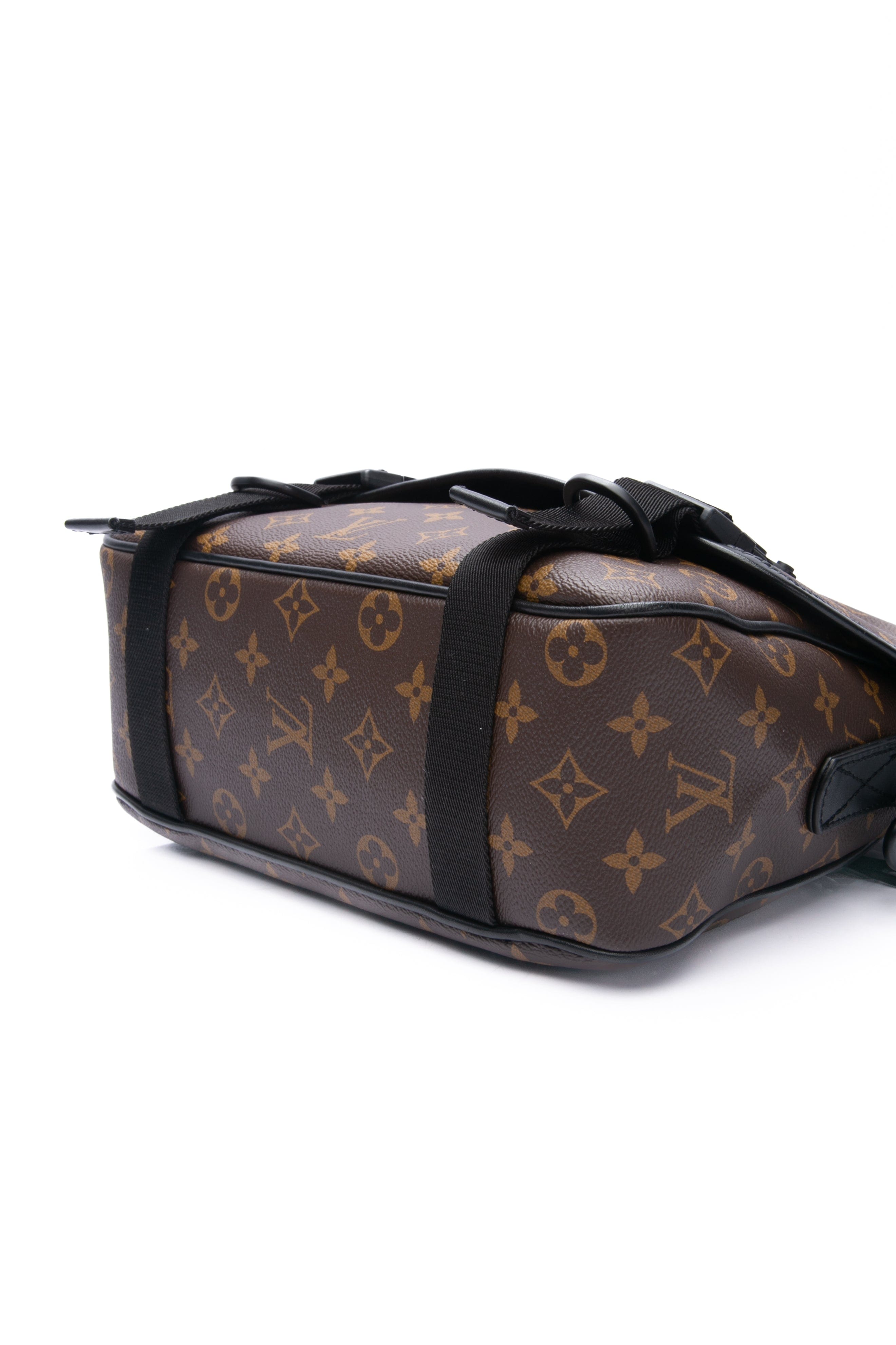 LOUIS VUITTON Monogram Macassar LV Trail Messenger Bag