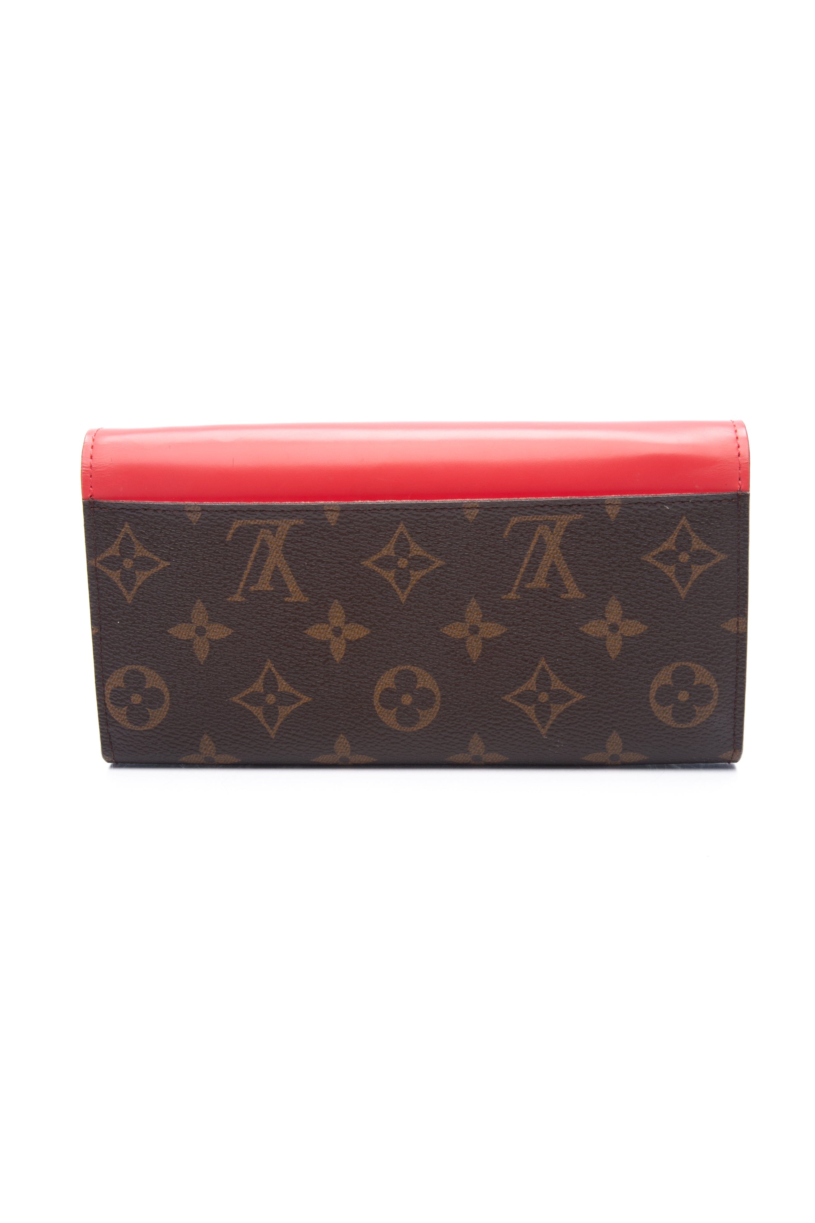 LOUIS VUITTON Flamingo Monogram Totem Sarah Wallet