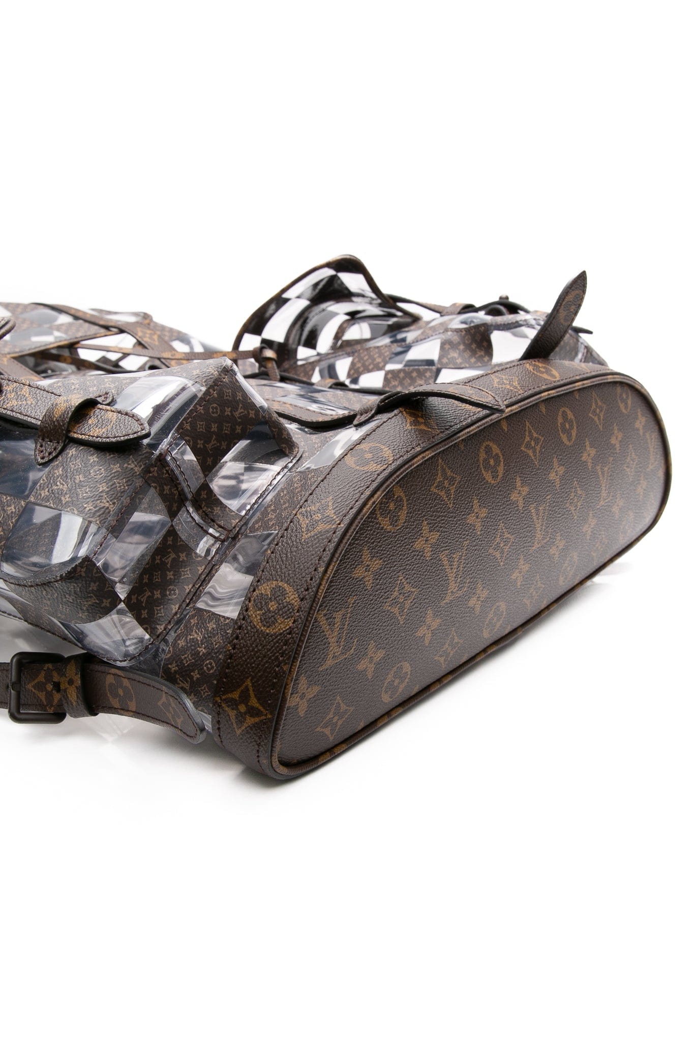 LOUIS VUITTON PVC Monogram Chess Christopher GM Backpack