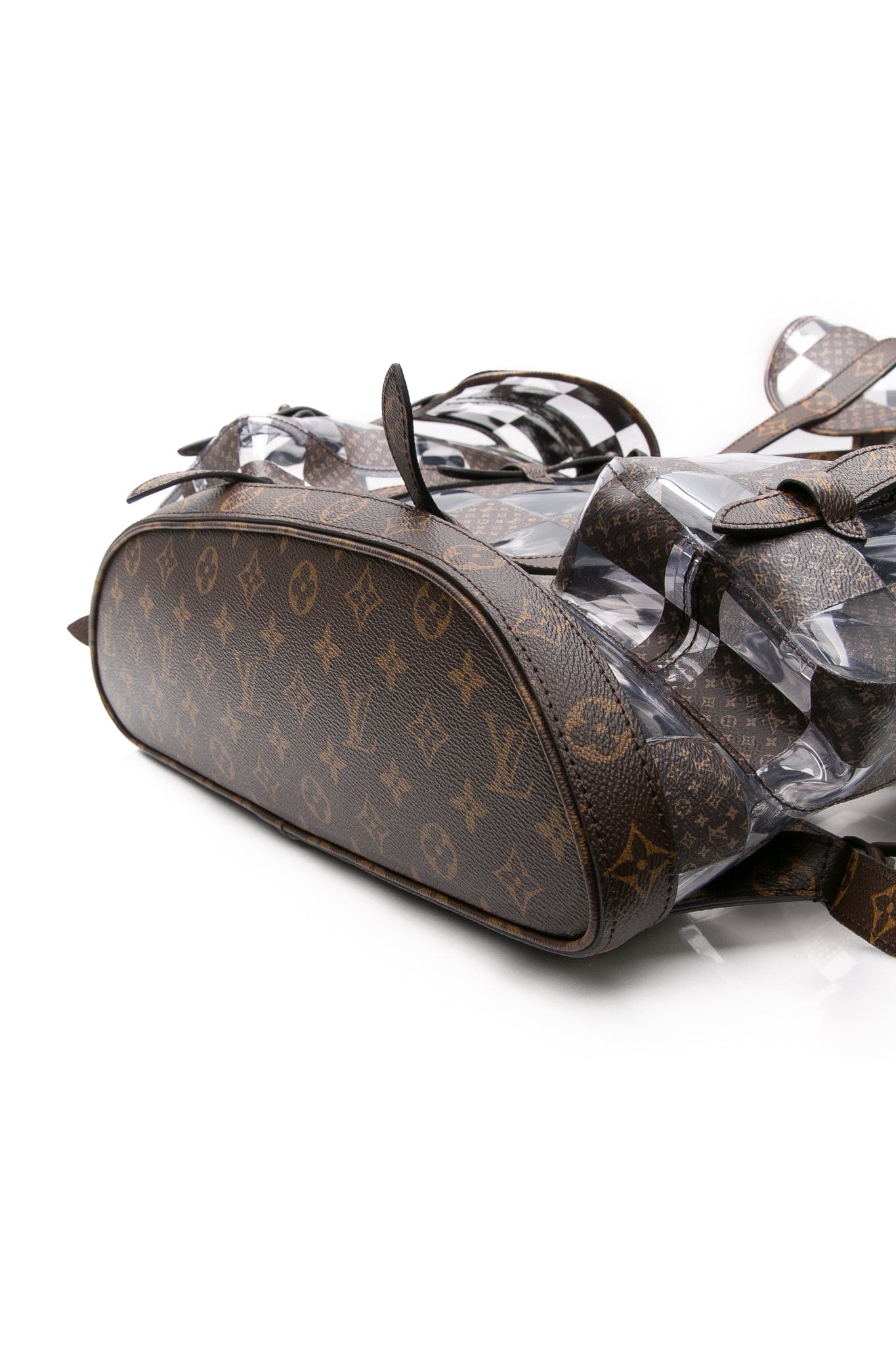 LOUIS VUITTON PVC Monogram Chess Christopher GM Backpack