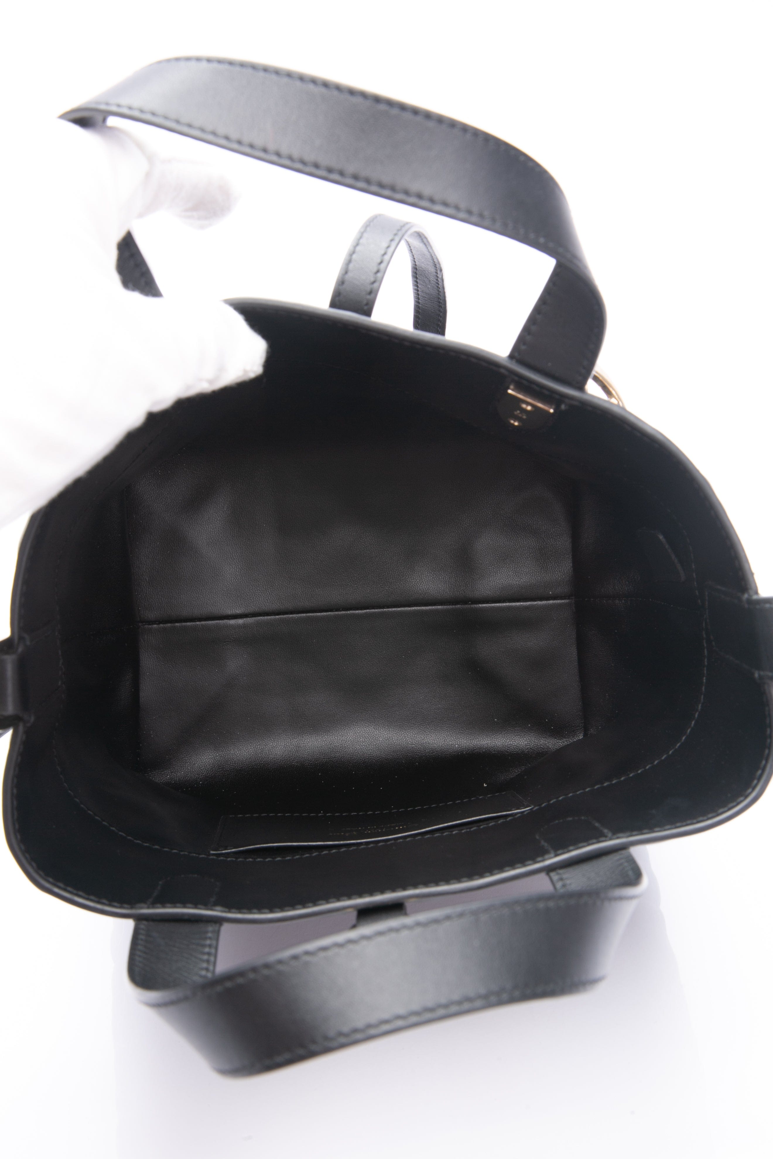 DIOR Black Cannage Small Dior Toujours Vertical Tote Bag