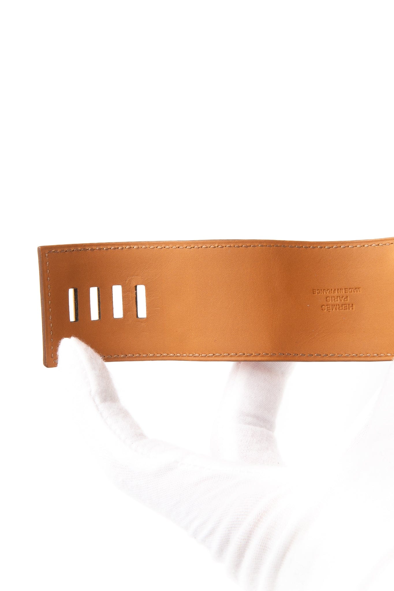 HERMES Red Coral Colier De Chien CDC Bracelet