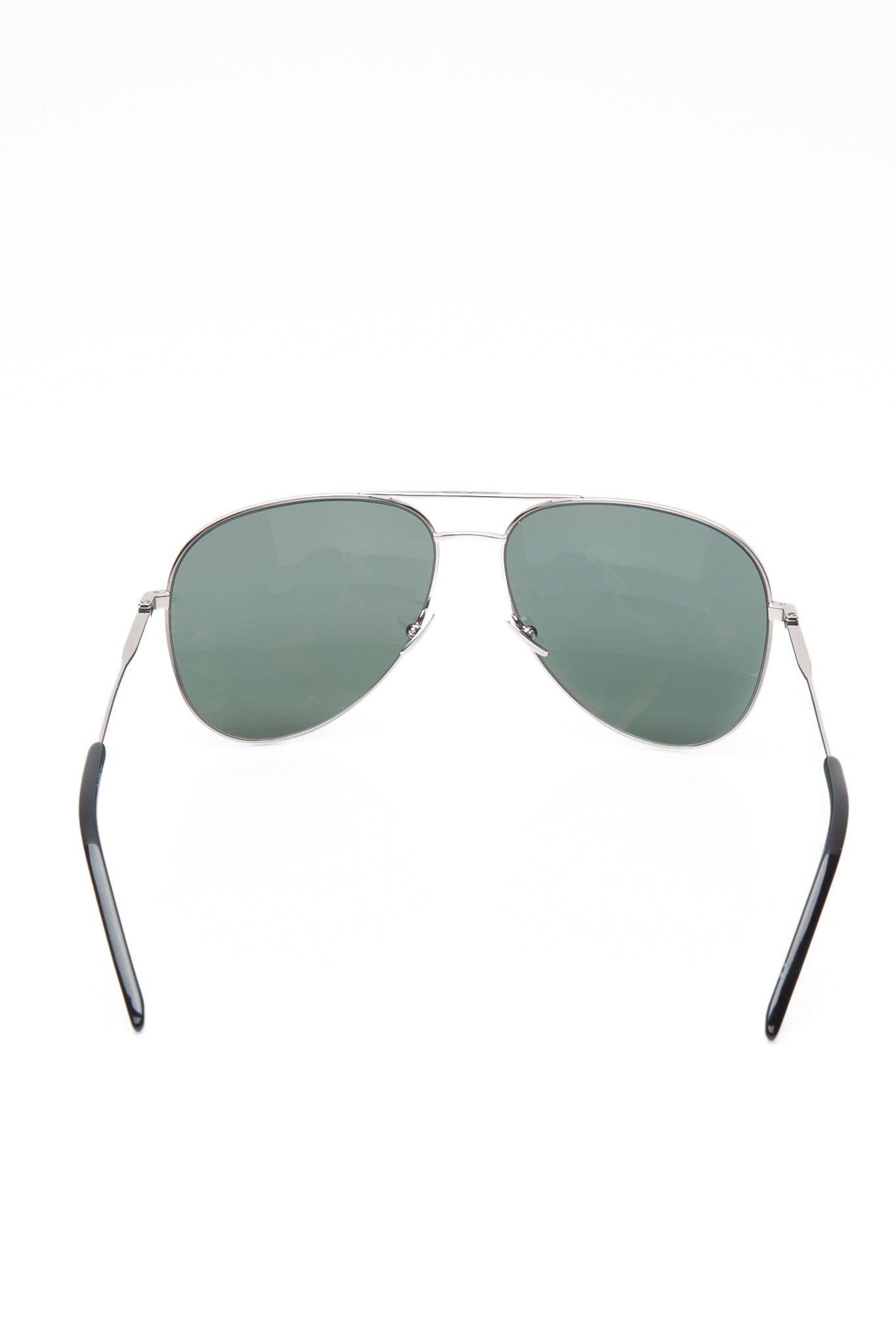 SAINT LAURENT Aviator Silver Sunglasses