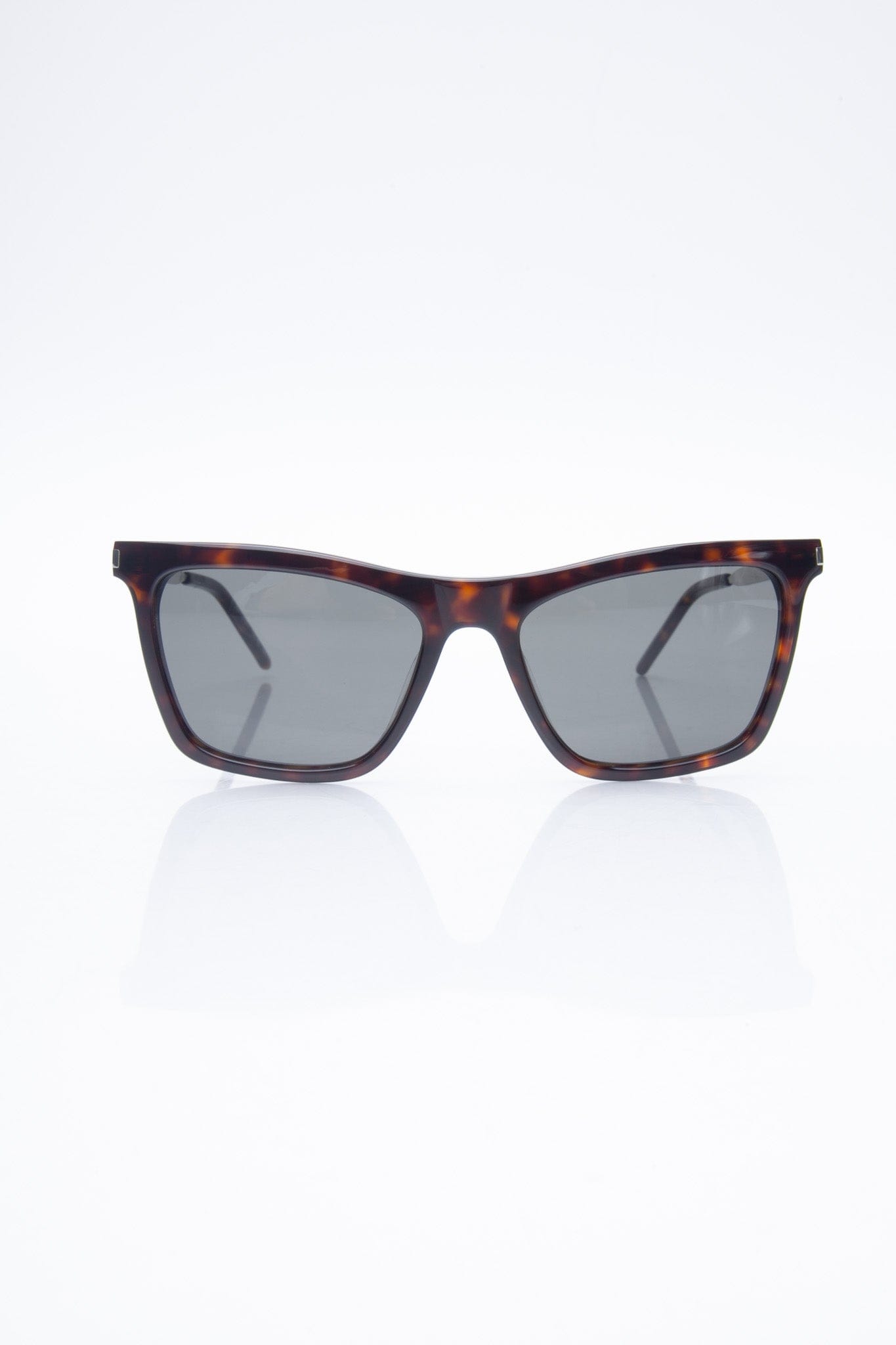 SAINT LAURENT Havana Silver Grey Sunglasses