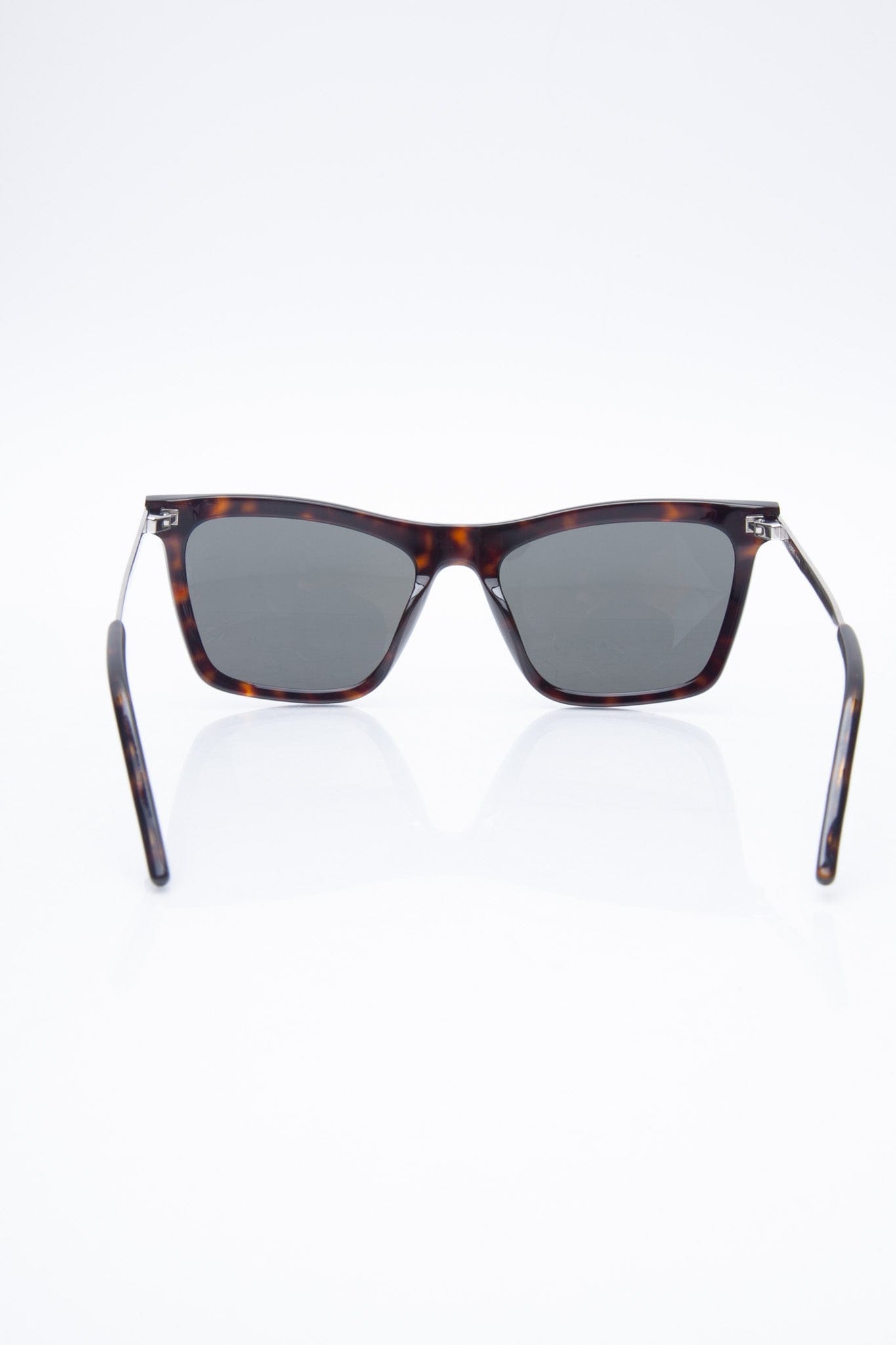 SAINT LAURENT Havana Silver Grey Sunglasses