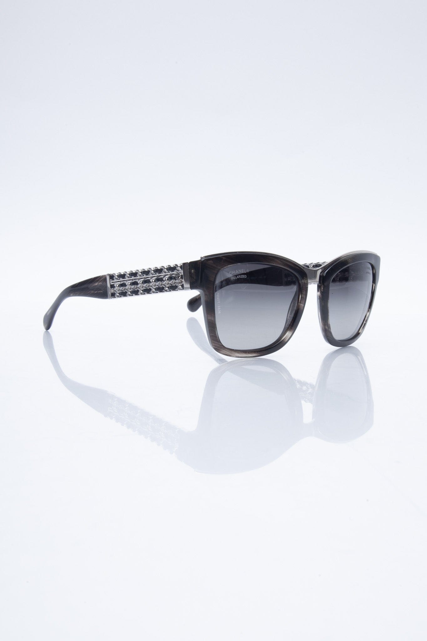 CHANEL Square Chain Polarized Sunglasses
