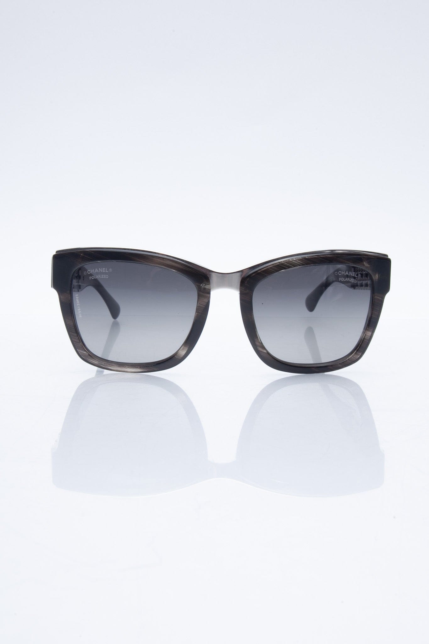 CHANEL Square Chain Polarized Sunglasses