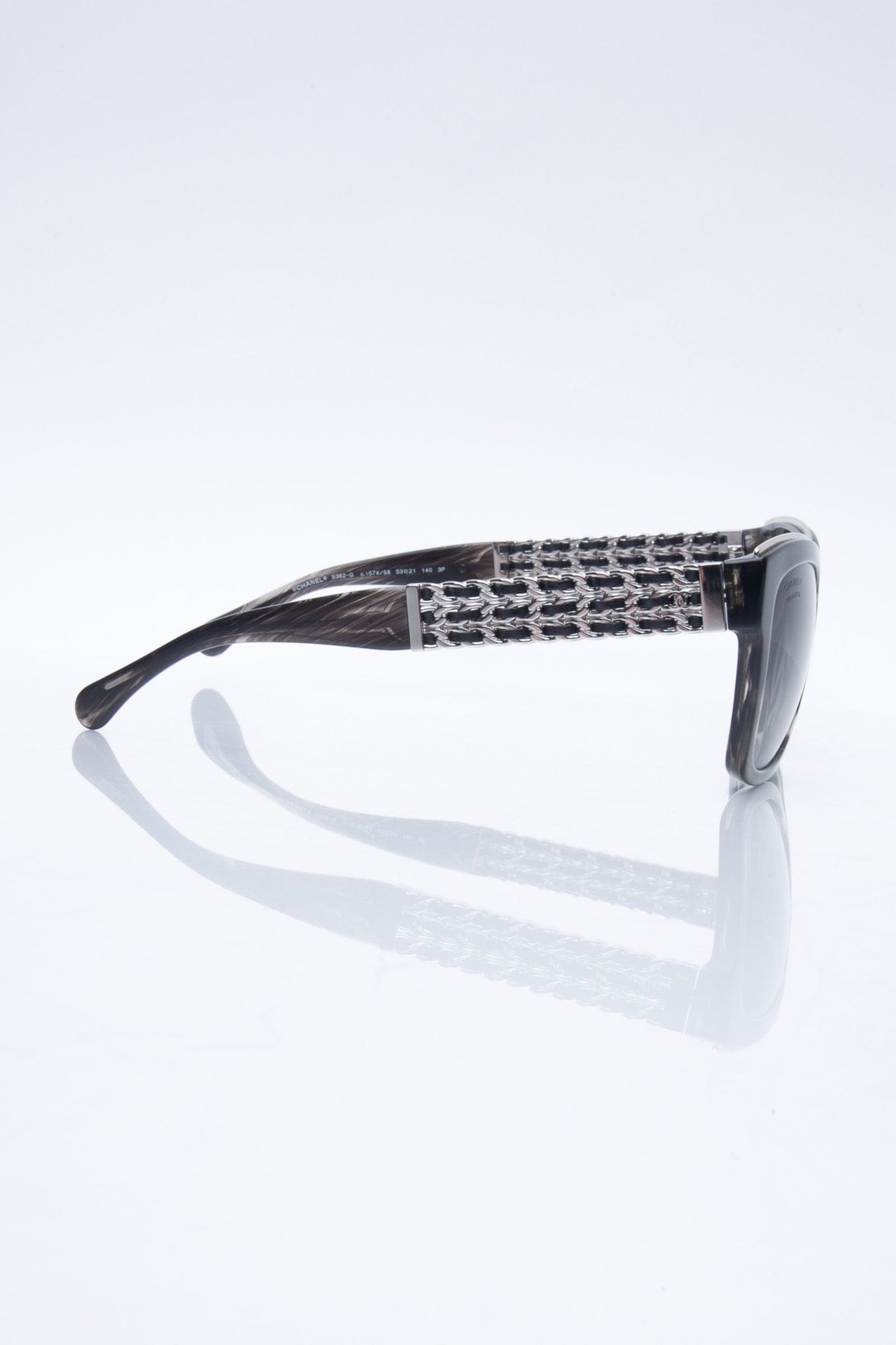 CHANEL Square Chain Polarized Sunglasses
