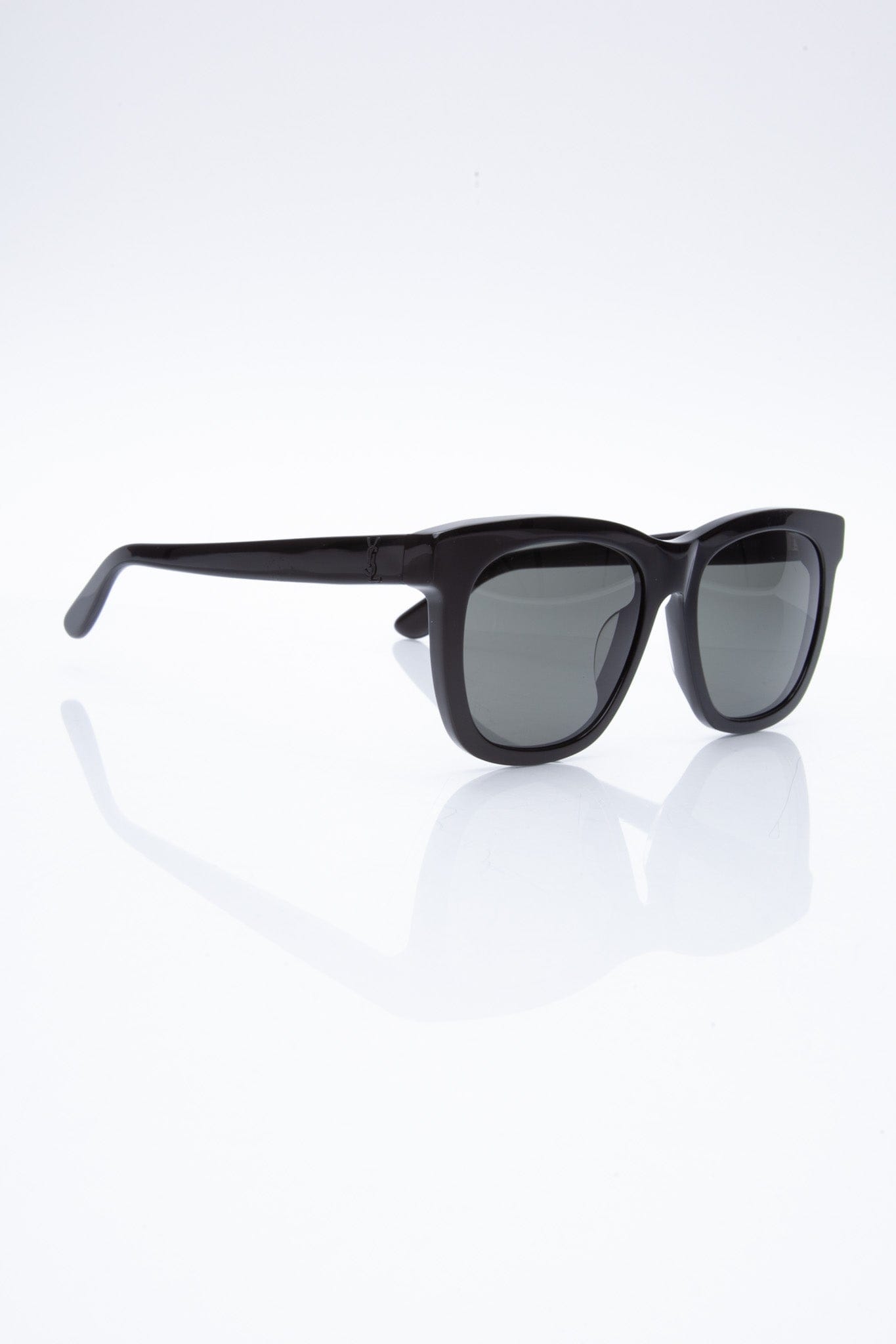 SAINT LAURENT Black Acetate Sunglasses