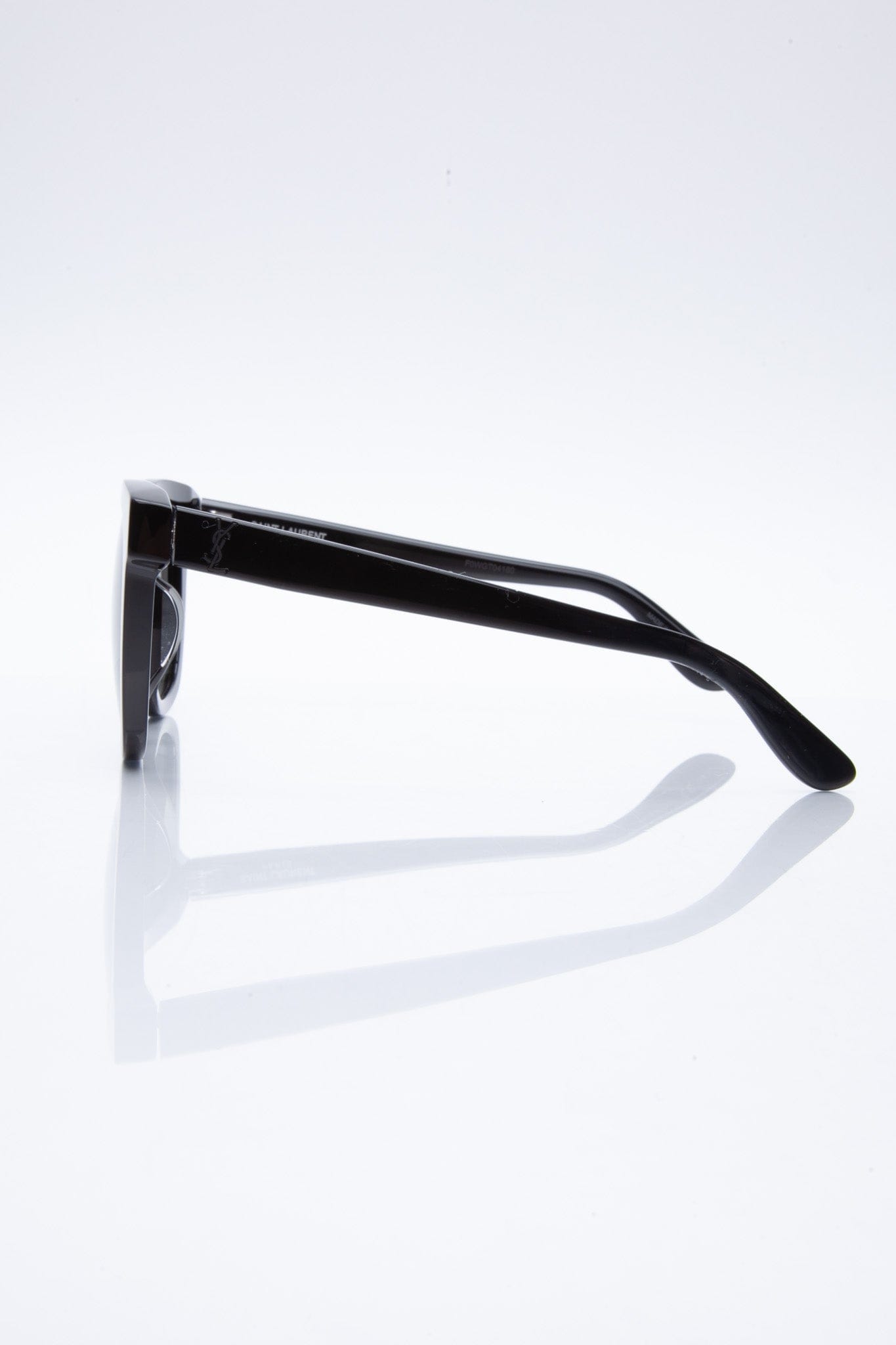SAINT LAURENT Black Acetate Sunglasses
