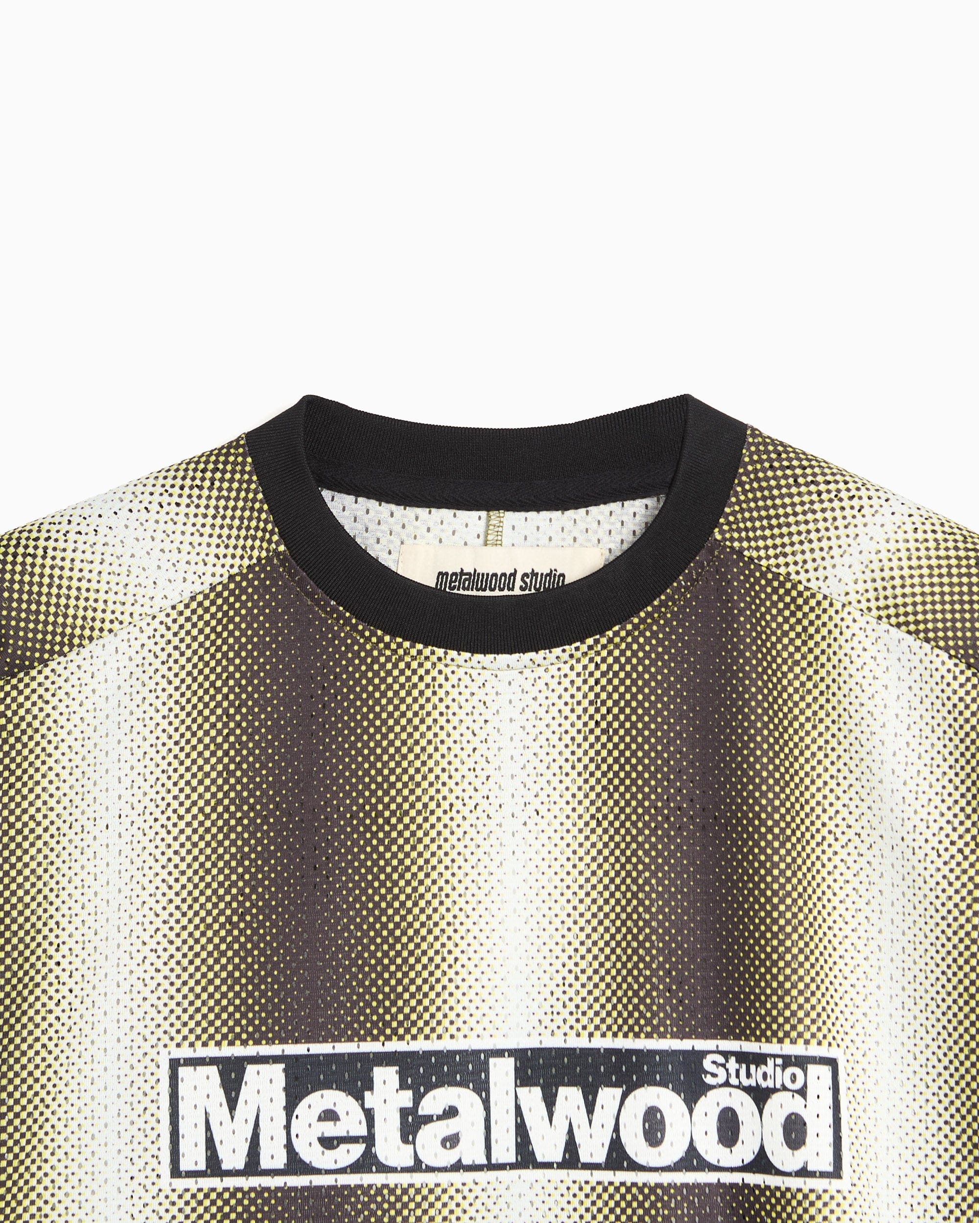 Metalwood Jersey T-Shirt de rayas Relaxed de manga larga Metalwood Digital Hombre para hombre