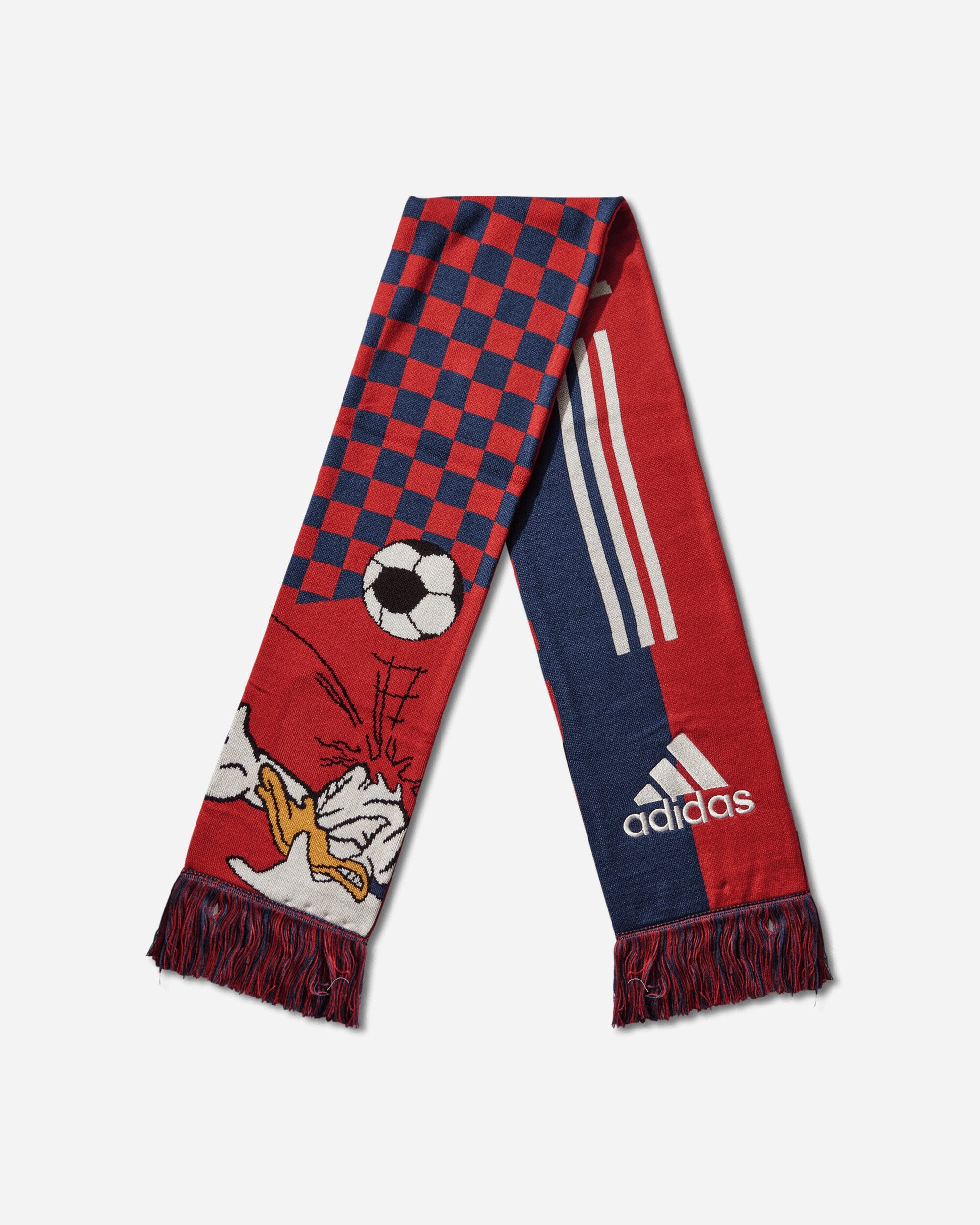 adidas Brain Dead x Disney Scarf Better Scarlet / Victory Blue