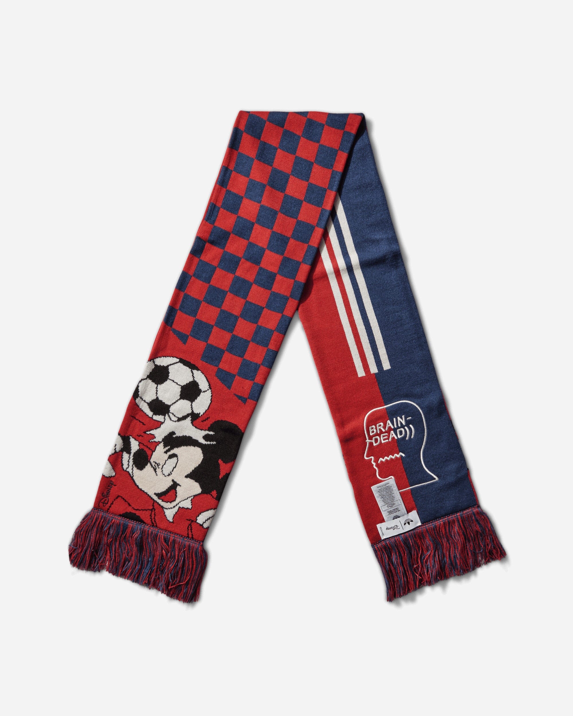 adidas Brain Dead x Disney Scarf Better Scarlet / Victory Blue