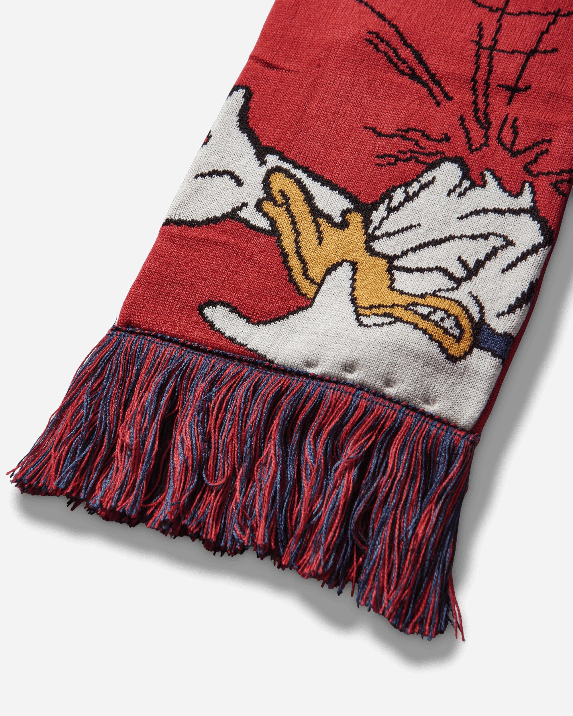 adidas Brain Dead x Disney Scarf Better Scarlet / Victory Blue