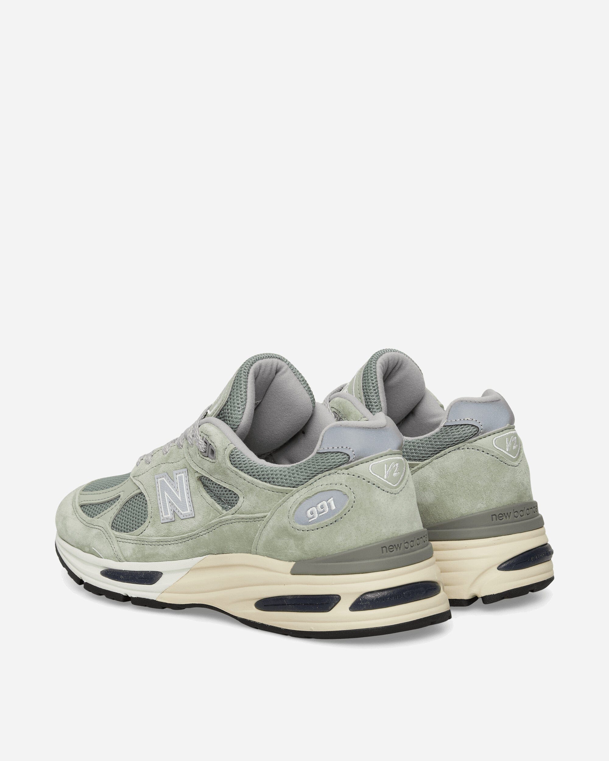 New Balance Made in UK 991v2 Sneakers Sea Grass / Silver