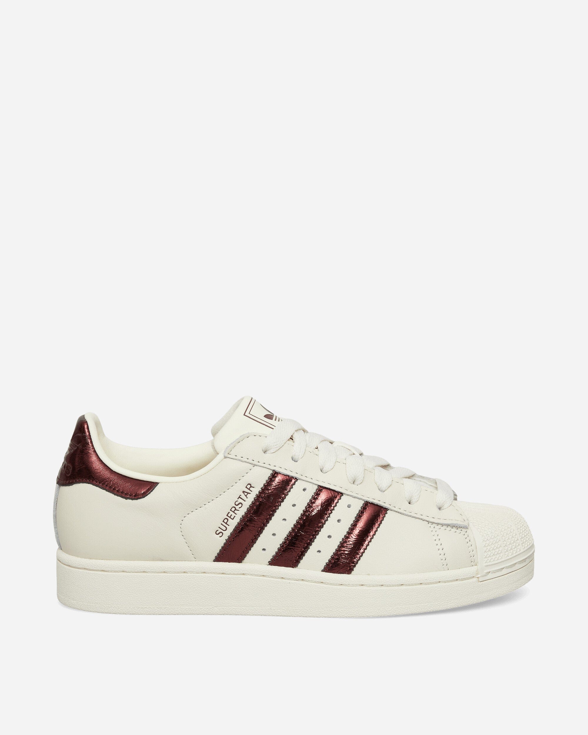 adidas Women's Superstar II Sneakers Off White / Maroon