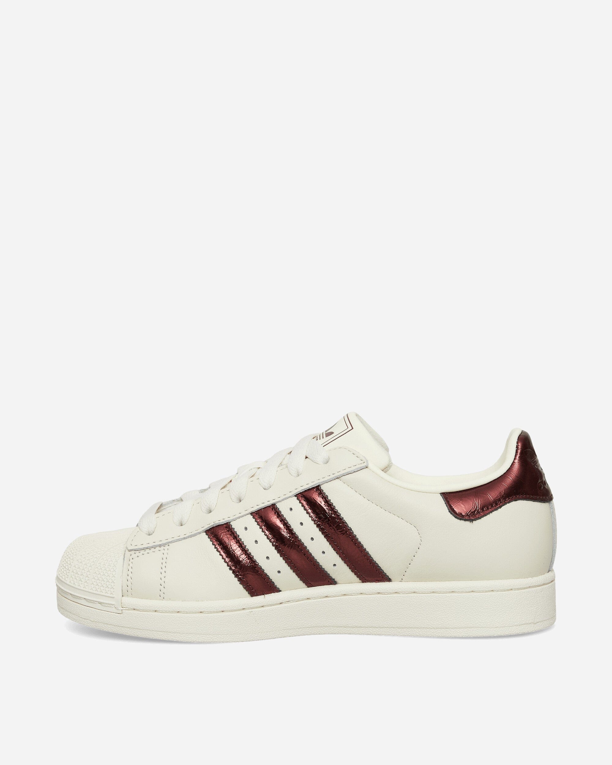 adidas Women's Superstar II Sneakers Off White / Maroon