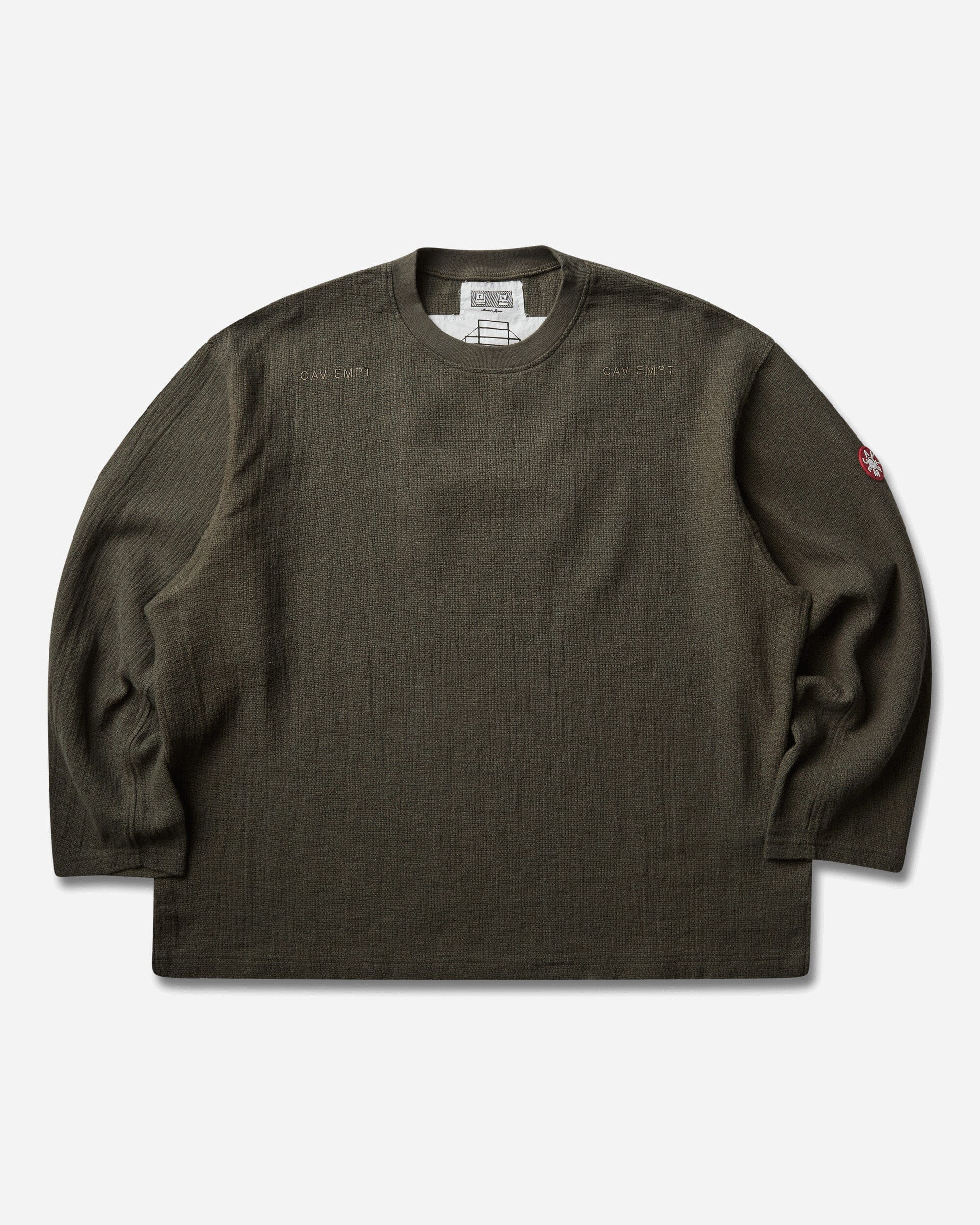 Cav Empt Men's Washed CL Longsleeve T-Shirt Khaki
