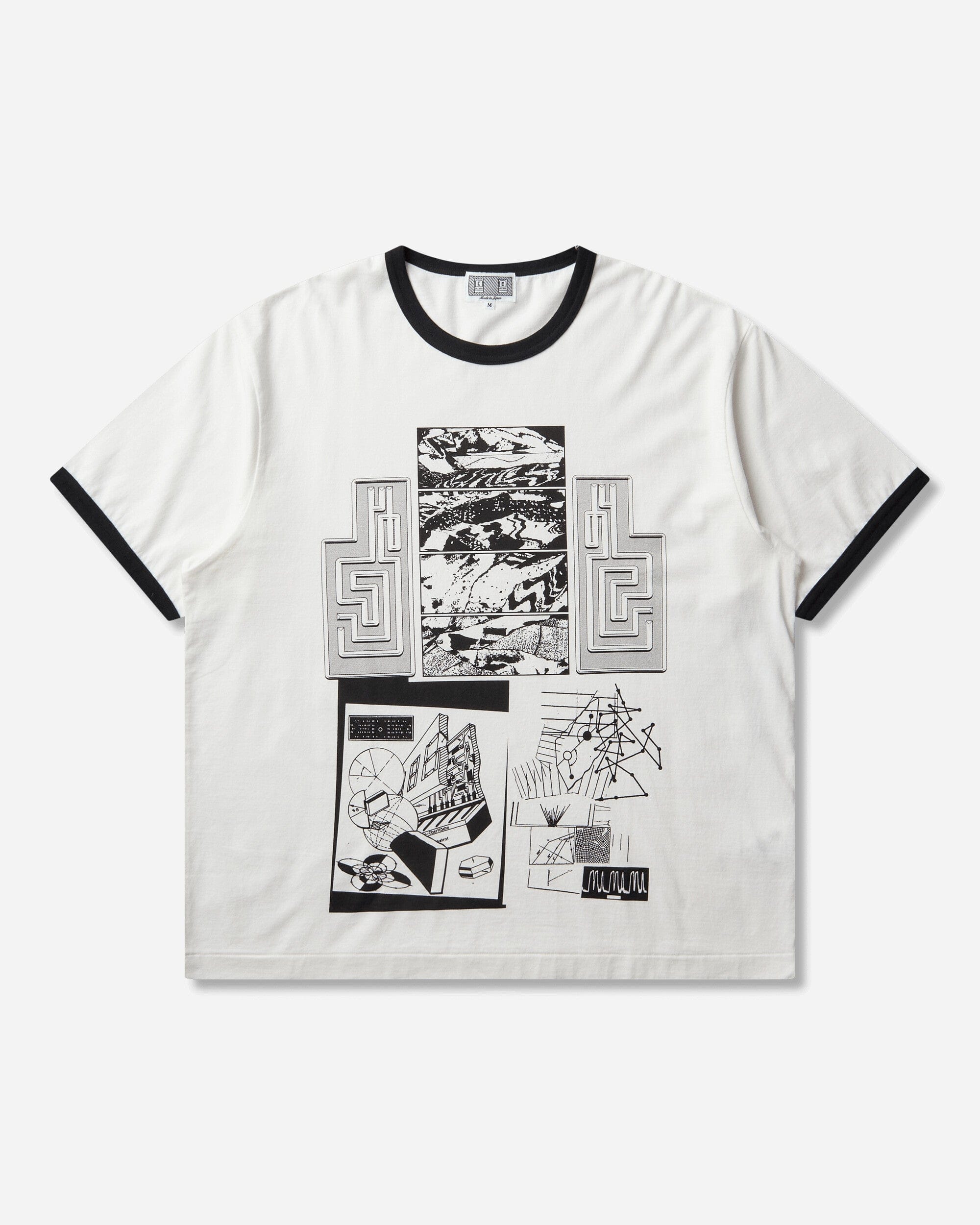 Cav Empt Men's FK SequencingPatch Ringer T-Shirt White
