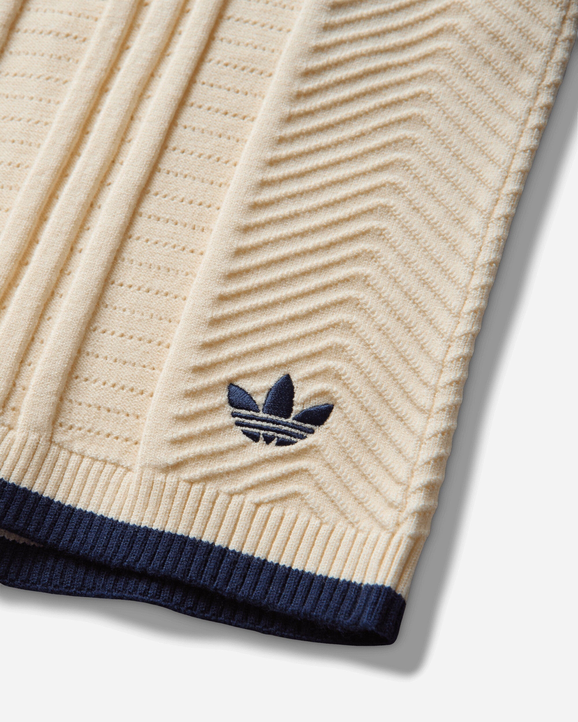 adidas Women's Cable Knit Shorts Warm Vanilla