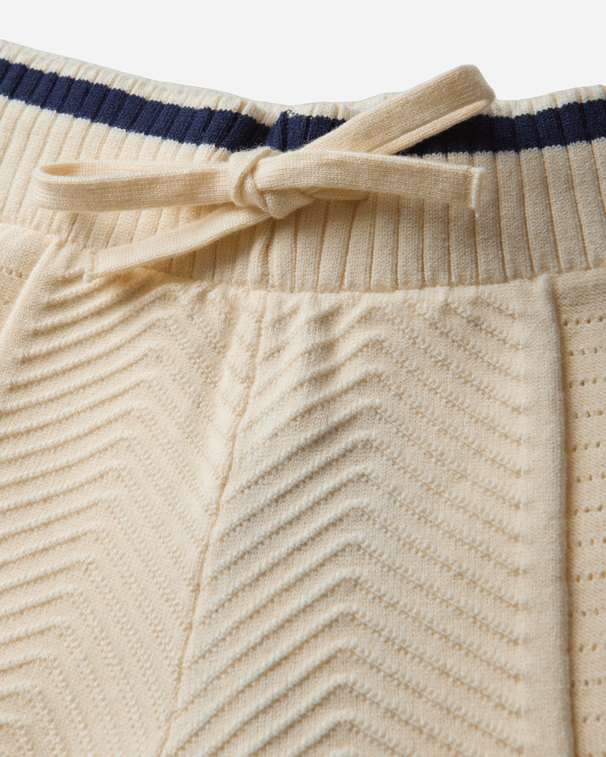 adidas Women's Cable Knit Shorts Warm Vanilla