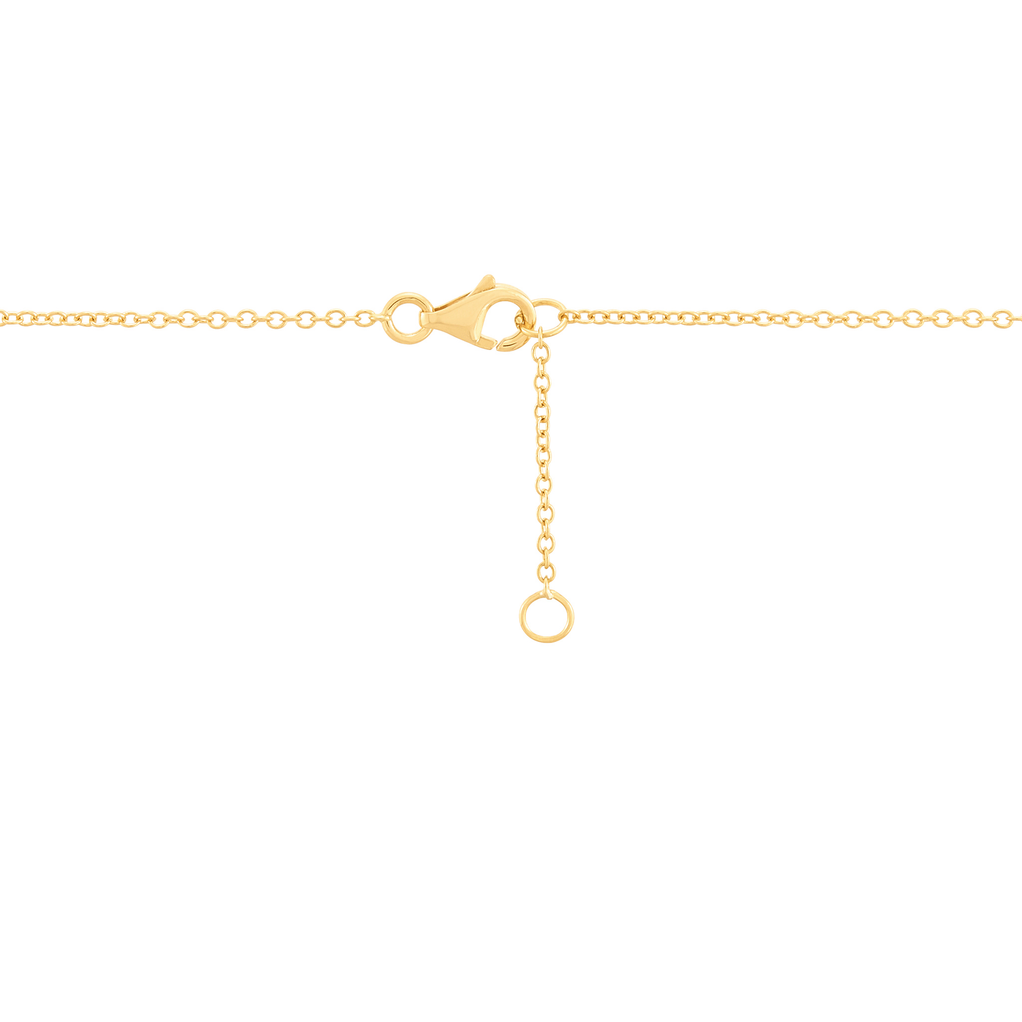 Sabel Collection Yellow Gold Starburst Diamond Necklace