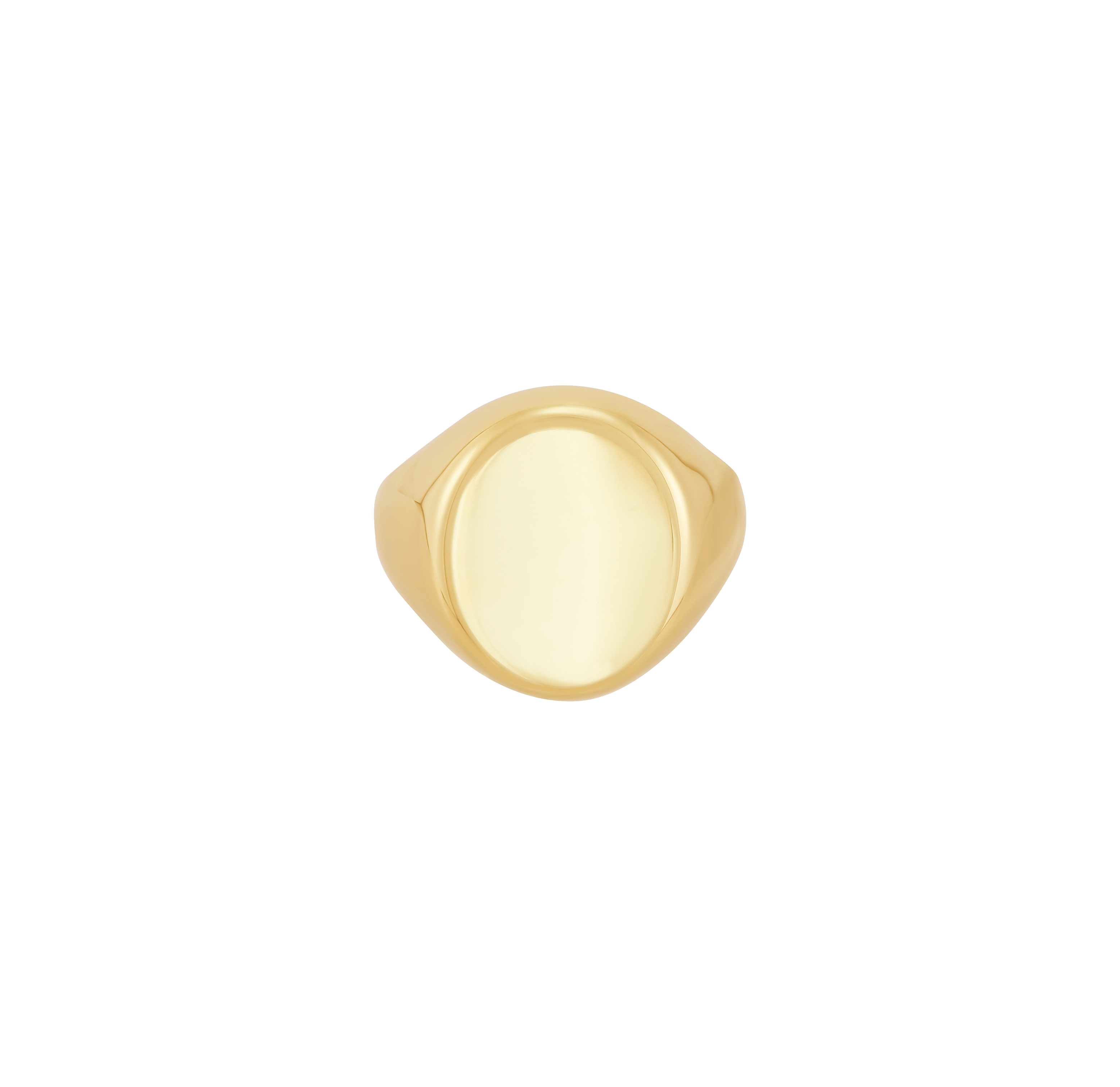 Sabel Collection Yellow Gold Signet Ring