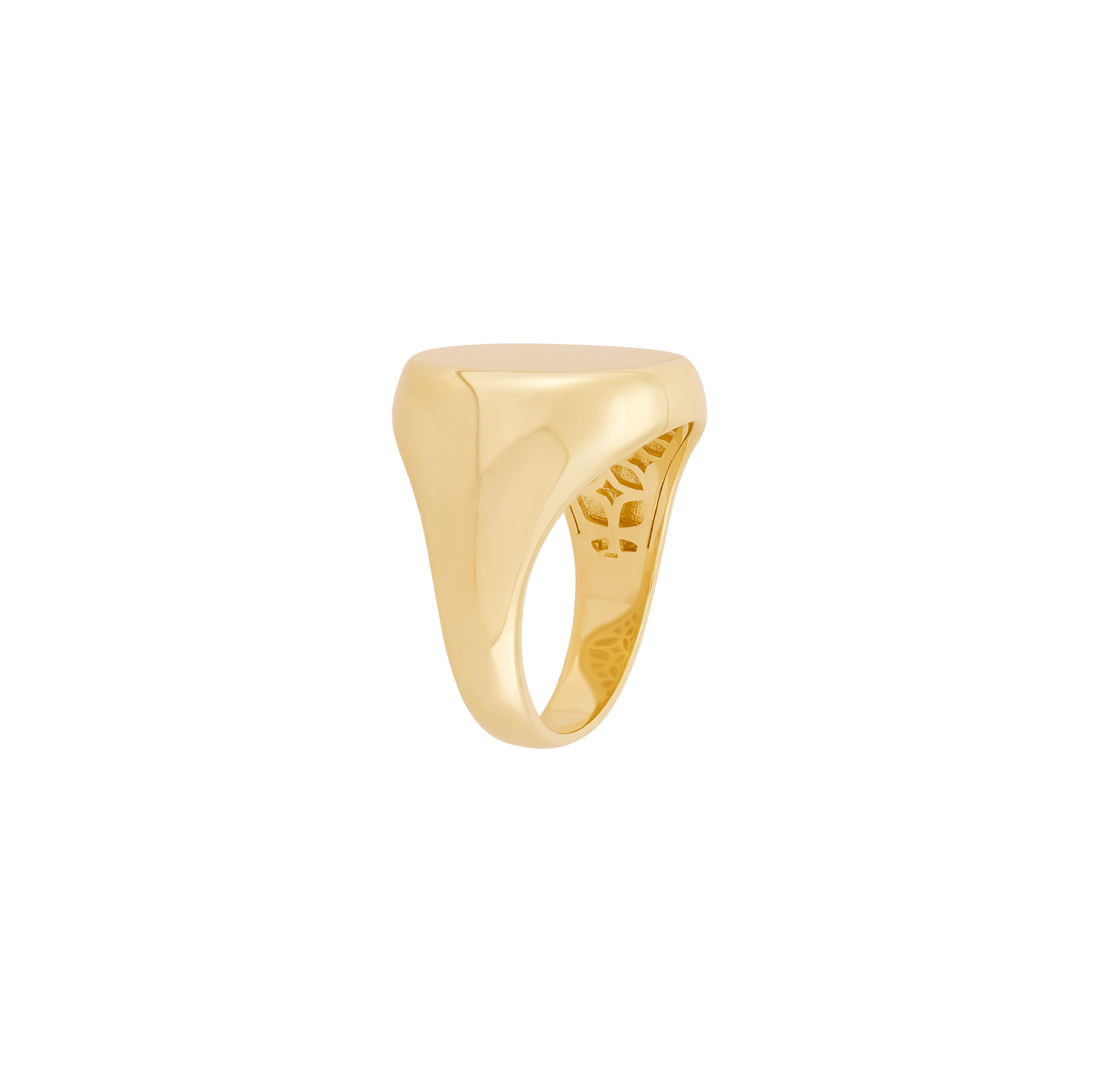 Sabel Collection Yellow Gold Signet Ring