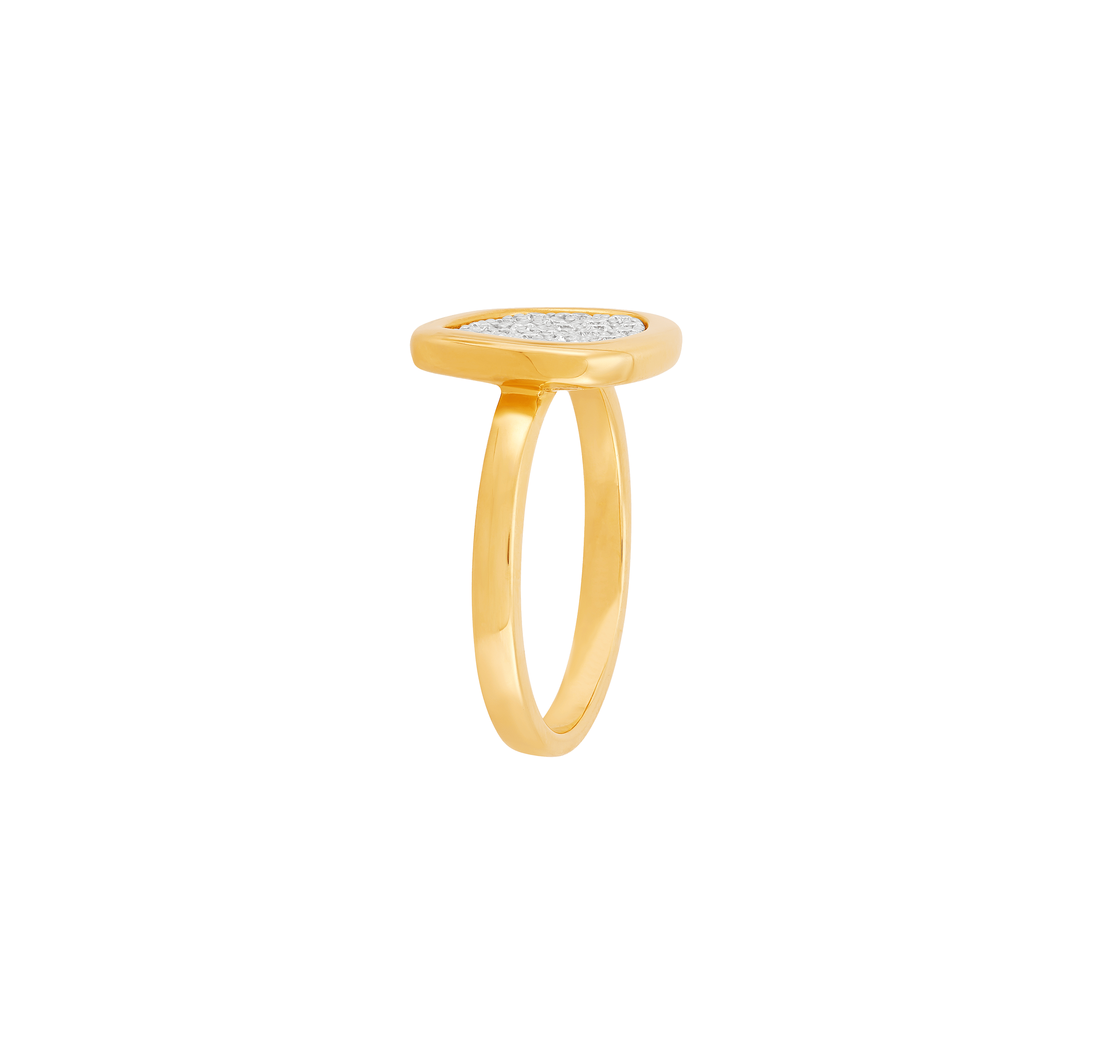 Sabel Collection Yellow Gold Fancy Shape Diamond Ring