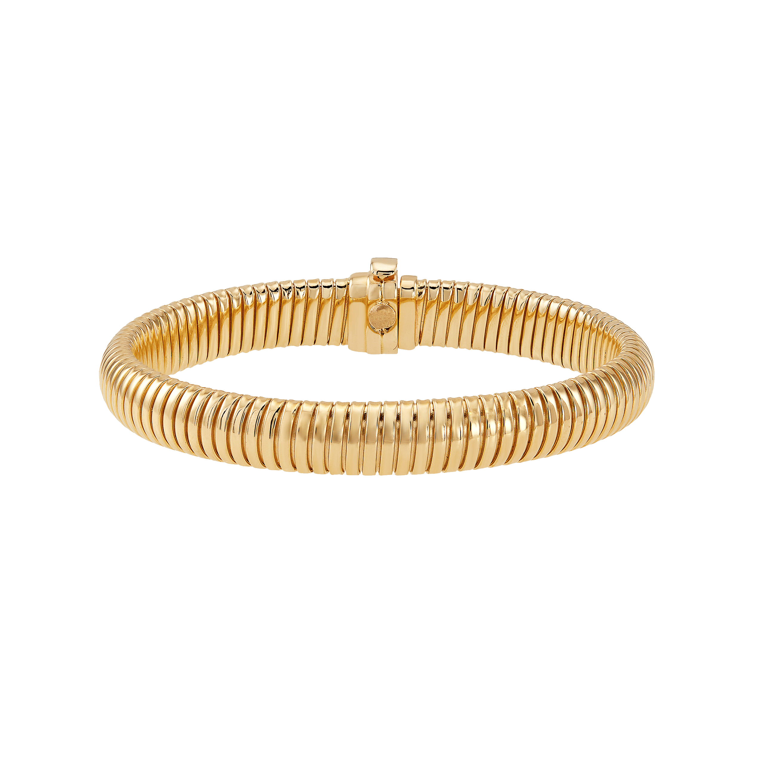 Sabel Collection Yellow Gold Single Tubogas Bracelet