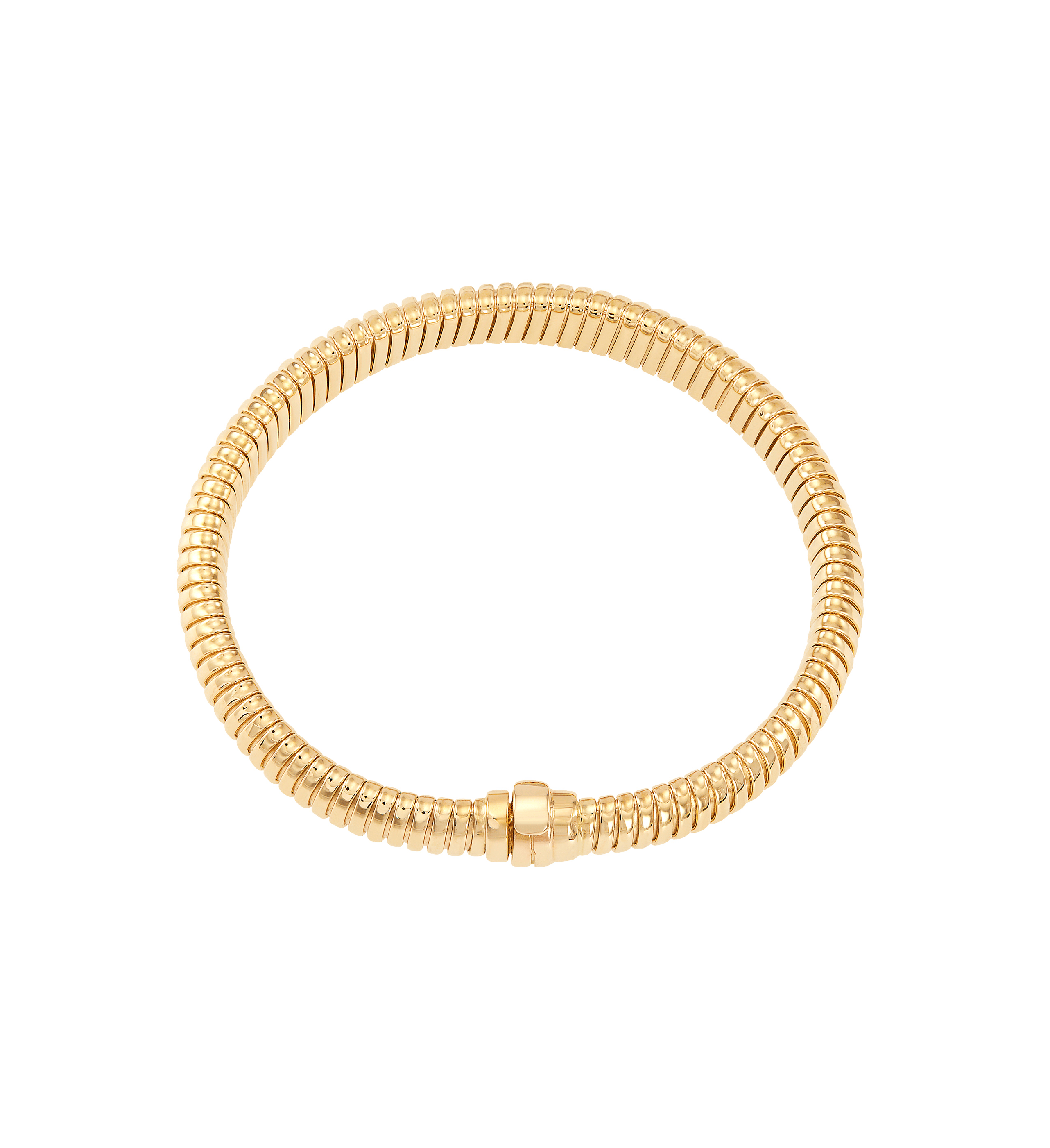 Sabel Collection Yellow Gold Single Tubogas Bracelet
