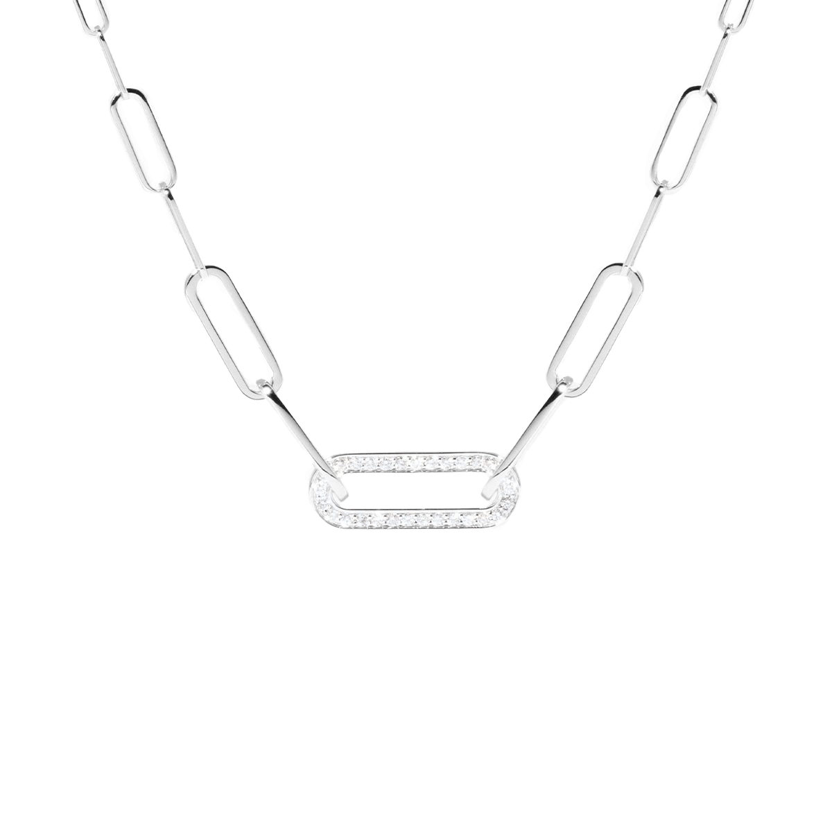 Dinh Van Maillon Small Diamond Necklace