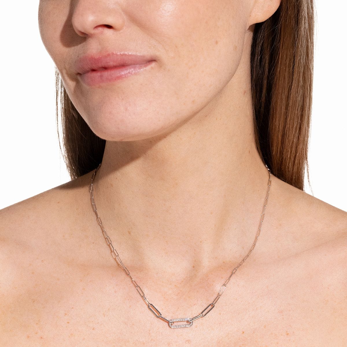 Dinh Van Maillon Small Diamond Necklace